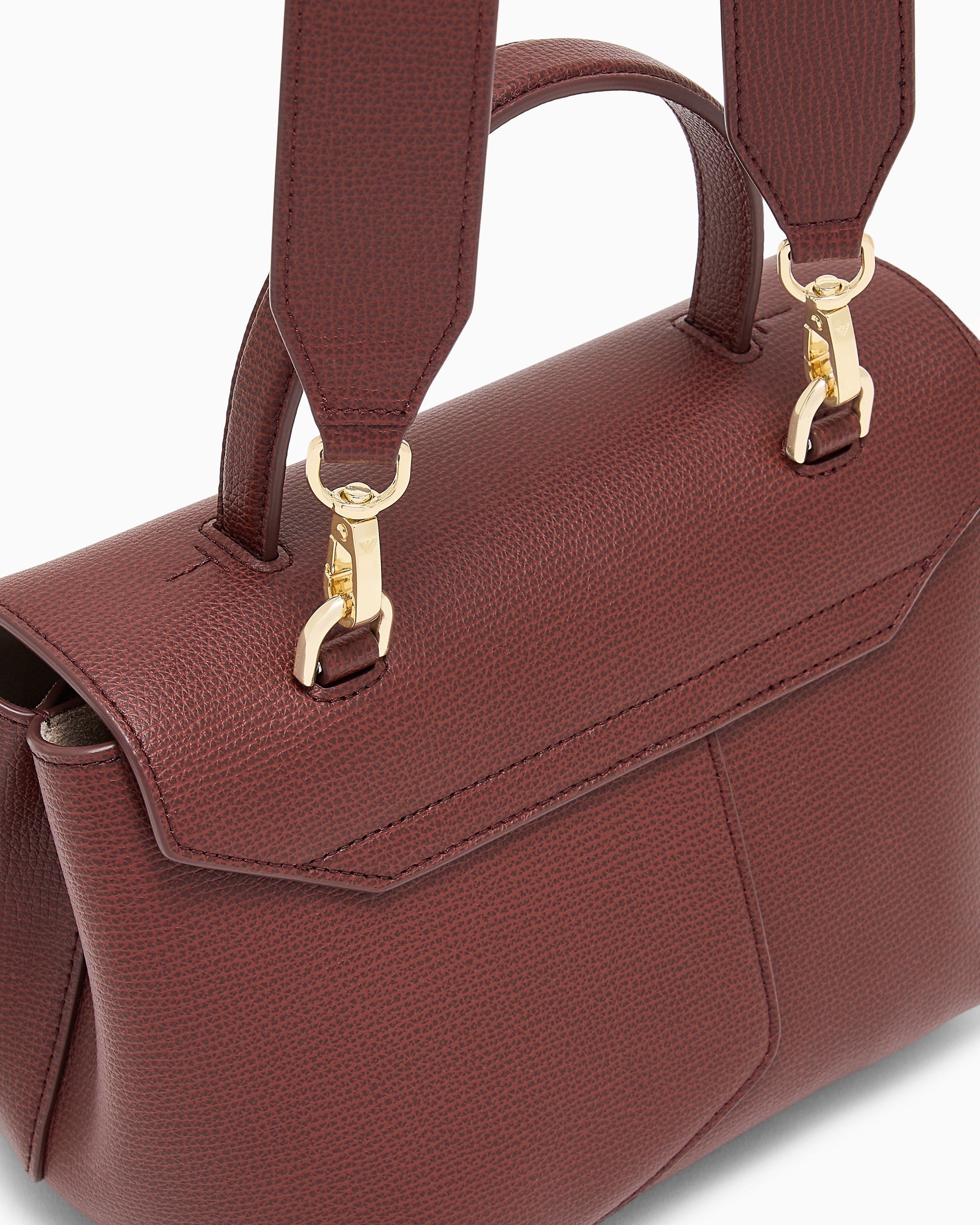Emporio Armani Emporıo Armani Kadın Çıkarılabilir Uzun Askılı Deri Mini Gri El Çantası EW005672 AF29459-U6017