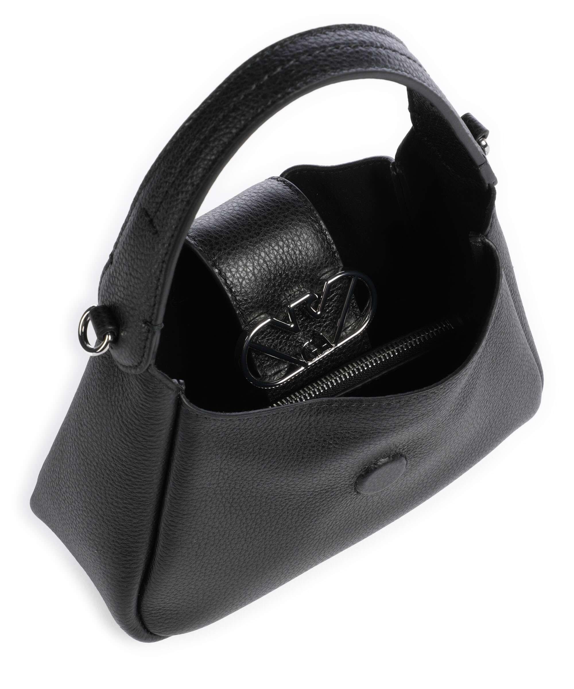 Emporio Armani Emporıo Armani Kadın Deri Marka Logolu Askılıklı Fermuarlı Siyah Omuz Çantası Y3E235 YWQ9X-80001