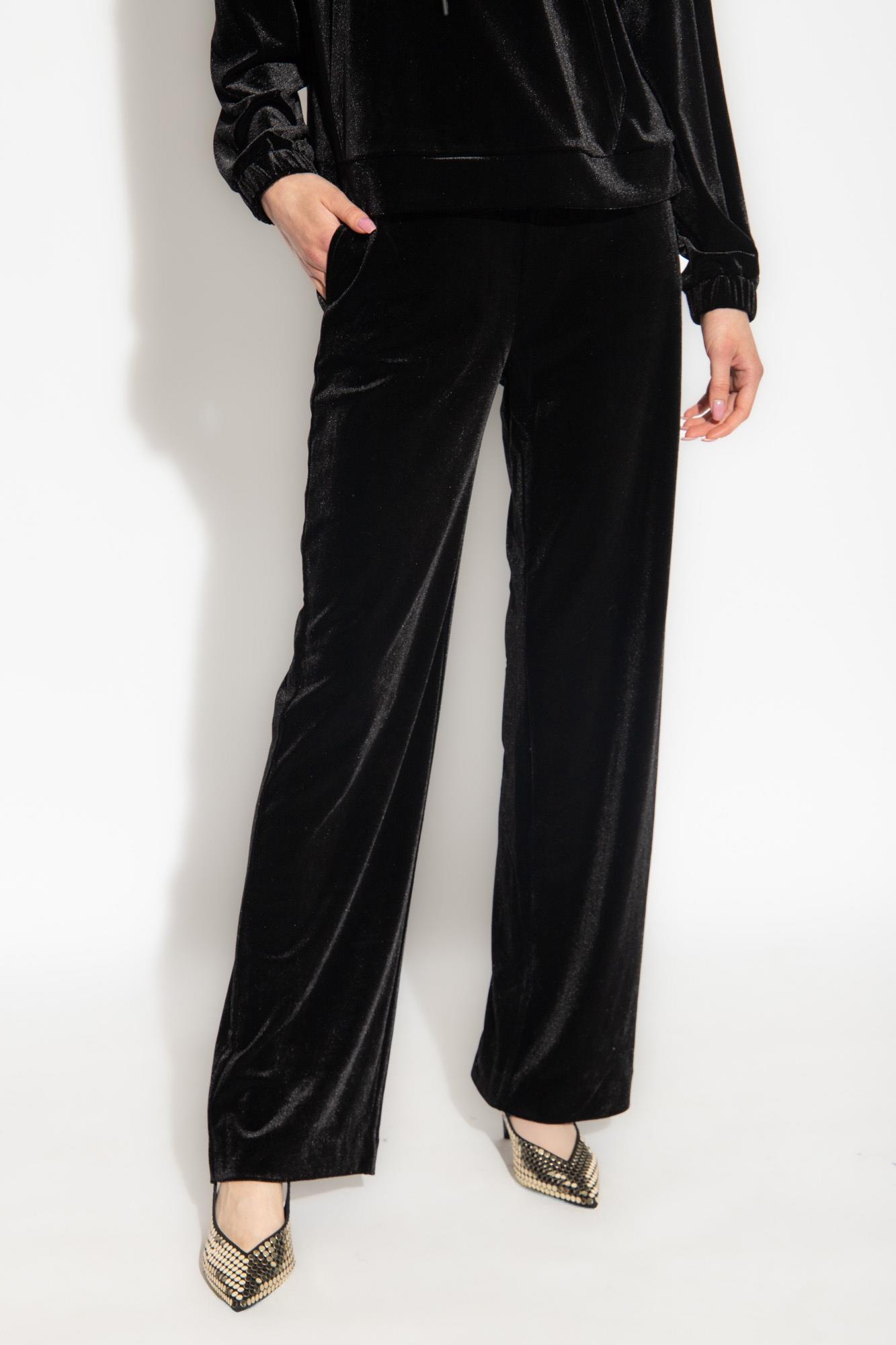 Emporio Armani Emporıo Armani Kadın Düz Model Yüksek Belli Günlük Kullanım Siyah Pantolon 6R2P6D 2JVZZ-0999