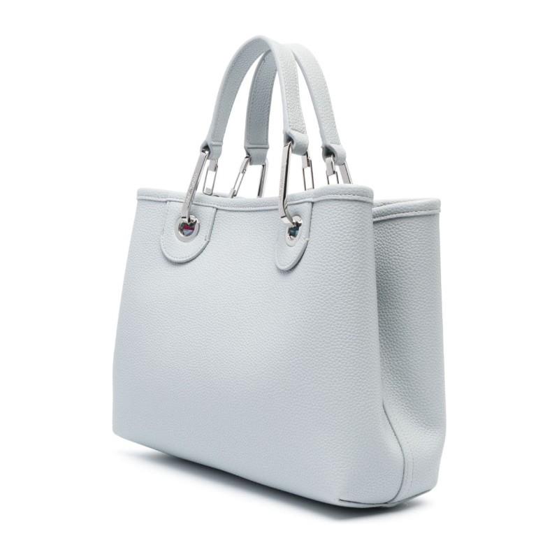Emporio Armani Emporıo Armani Kadın Fermuarlı Askılı Logo Detaylı Gri Omuz Çantası Y3D166 YFO5E-80534