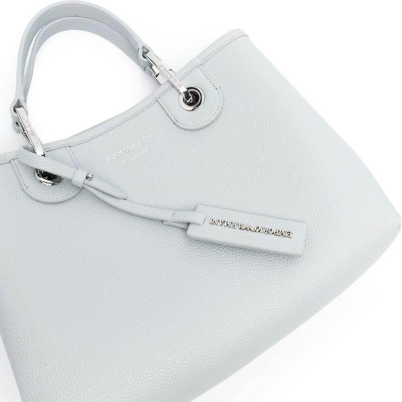 Emporio Armani Emporıo Armani Kadın Fermuarlı Askılı Logo Detaylı Gri Omuz Çantası Y3D166 YFO5E-80534