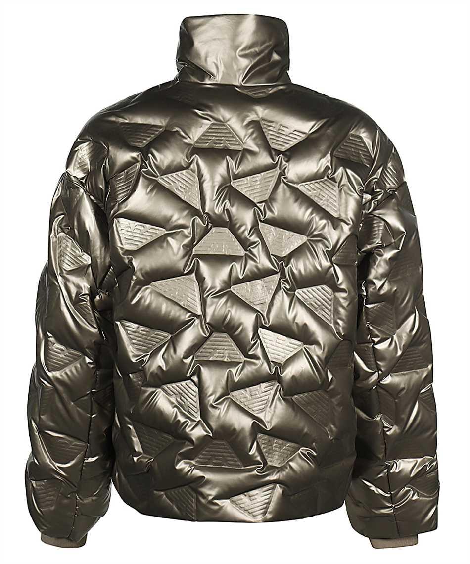 Emporio Armani Emporıo Armani Kadın Kapşonlu Yaka Marka Detaylı Fermuarlı Şişme Bakır Mont 6R2B86 2NFJZ-0226