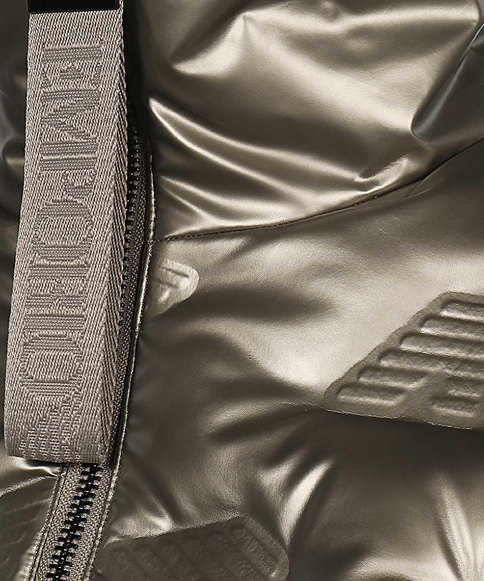 Emporio Armani Emporıo Armani Kadın Kapşonlu Yaka Marka Detaylı Fermuarlı Şişme Bakır Mont 6R2B86 2NFJZ-0226