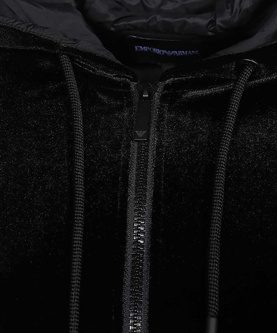 Emporio Armani Emporıo Armani Kadın Kapüşonlu Fermuar Kapamalı Cepli Uzun Kol Siyah Sweatshirt 6R2M6G 2JVZZ-0999