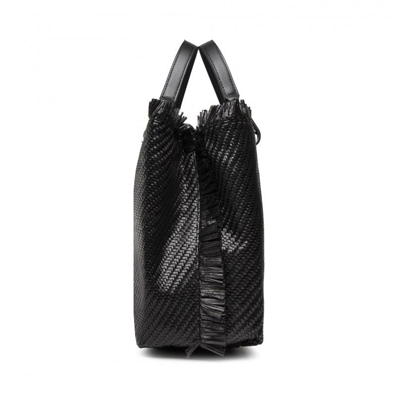 Emporio Armani Emporıo Armani Kadın Logo Ayarlanabilir Askılı Siyah Omuz Çantası Y3D165 Y398E-81386