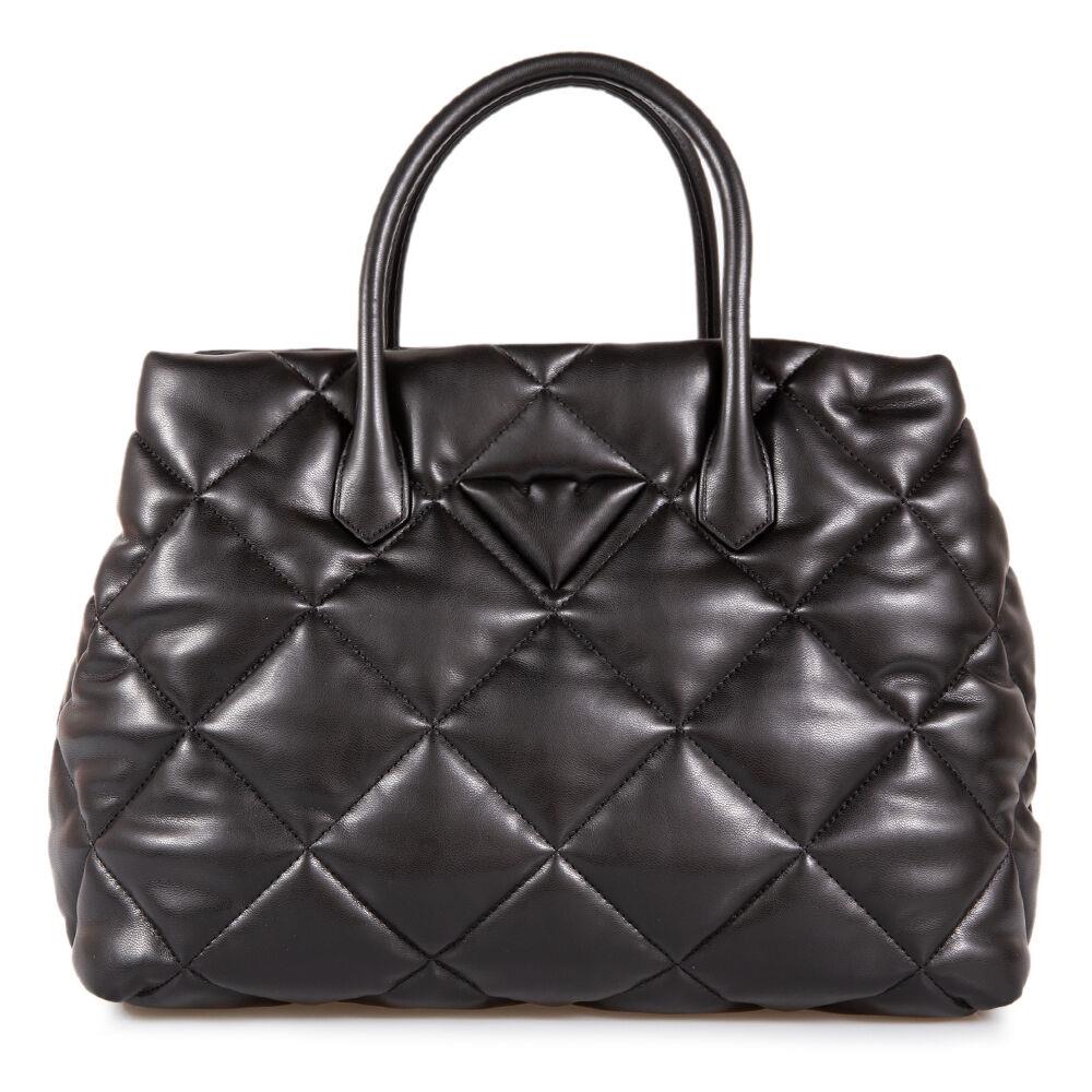Emporio Armani Emporıo Armani Kadın Logolu İç Bölmeli Siyah Omuz Çantası Y3D268 YWJ8I-80001