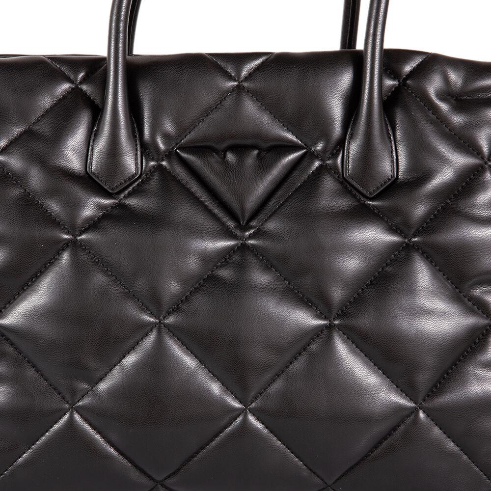 Emporio Armani Emporıo Armani Kadın Logolu İç Bölmeli Siyah Omuz Çantası Y3D268 YWJ8I-80001