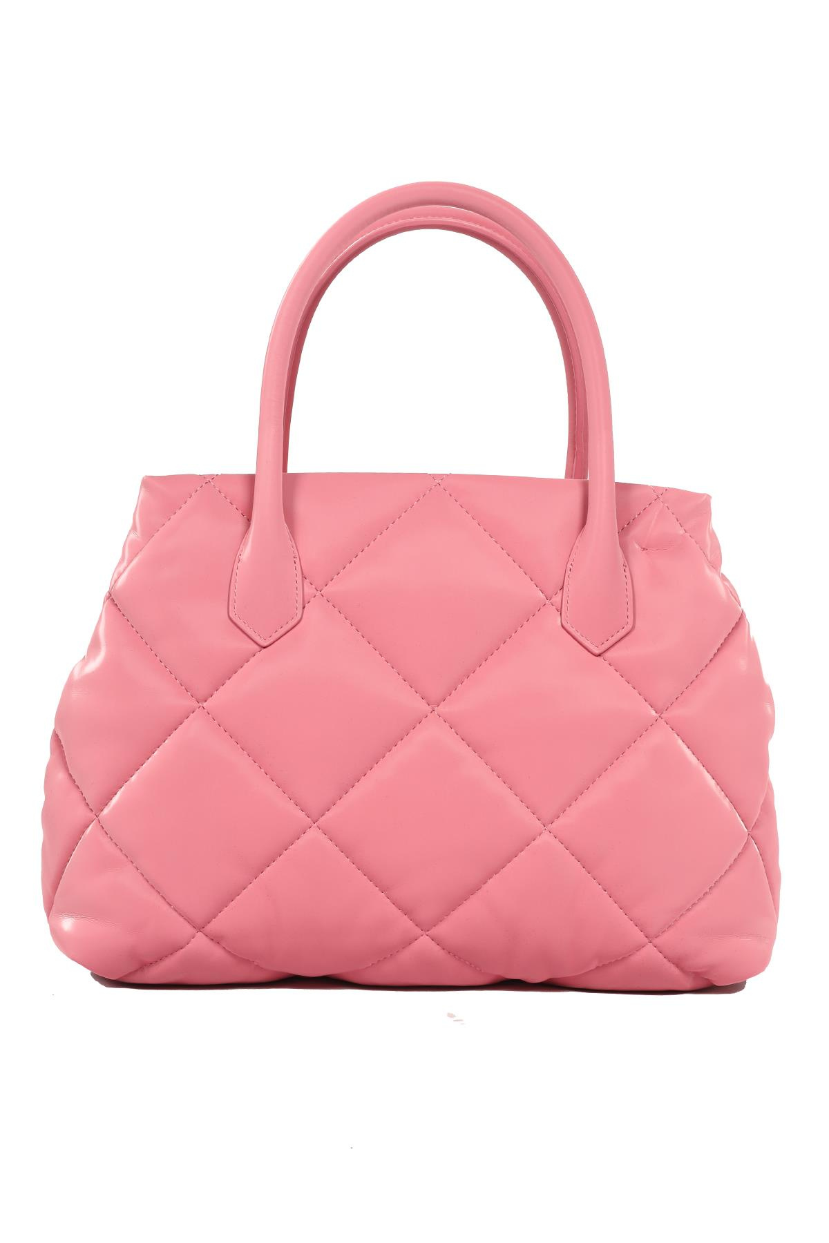 Emporio Armani Emporıo Armani Kadın Logolu Deri Fermuarlı Günlük Kullanım Pembe Omuz Çantası Y3D269 YWE7E-80062