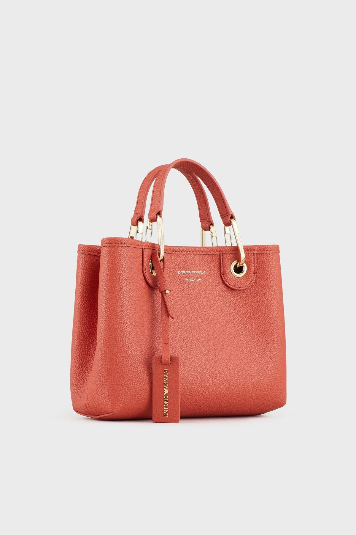 Emporio Armani Emporıo Armani Kadın Marka Logolu Rahat Taba Omuz Çantası Y3D166 YFO5B-89612