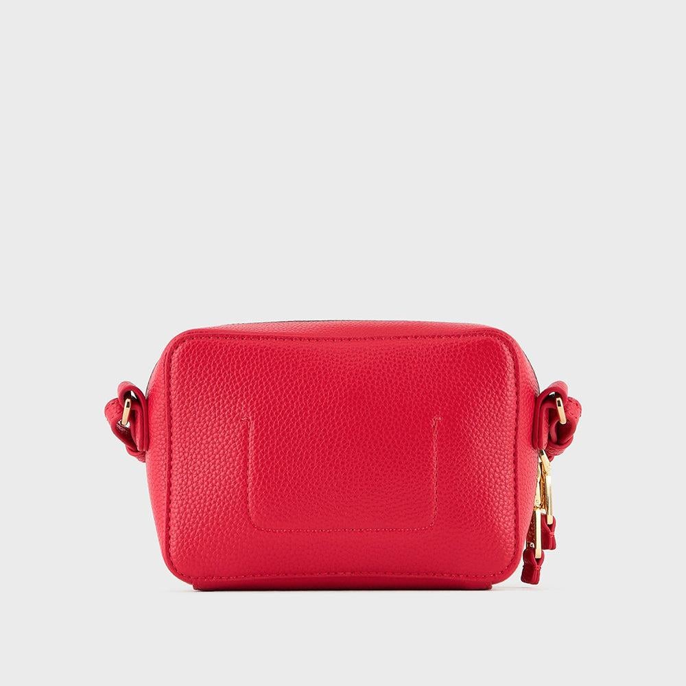 Emporio Armani Emporıo Armani Kadın Marka Logo Detaylı Fermuarlı Çok Cepli Kırmızı Omuz Çantası Y3H322 YVY0B-80533
