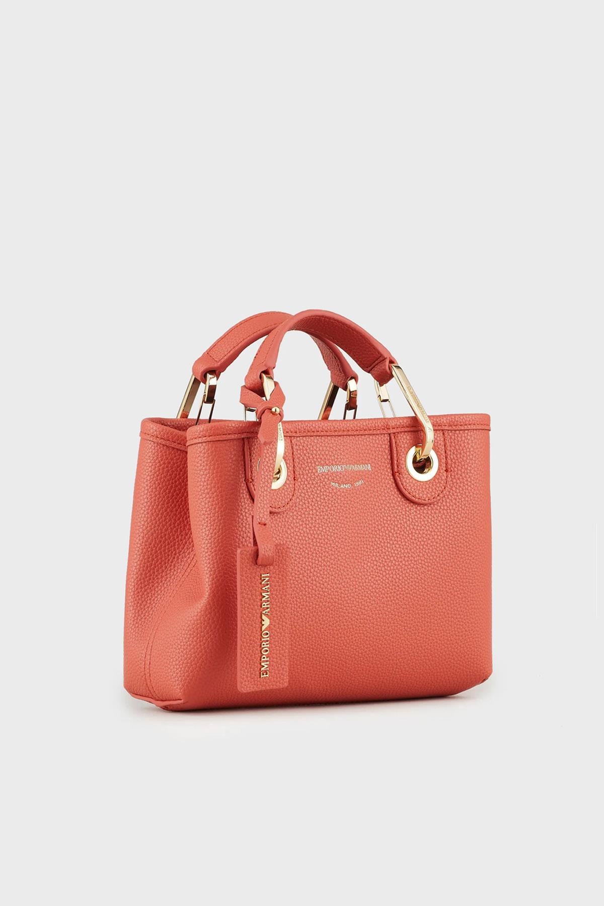 Emporio Armani Emporıo Armani Kadın Marka Logolu Rahat Taba Omuz Çantası Y3D176 YFO5B-89612