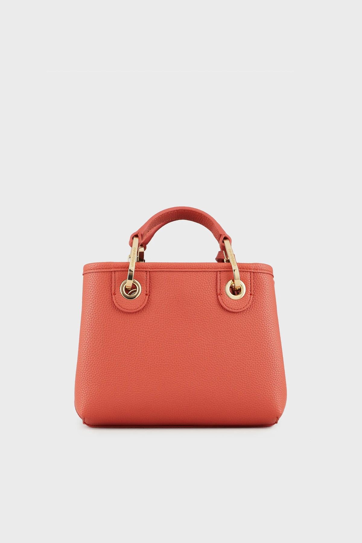 Emporio Armani Emporıo Armani Kadın Marka Logolu Rahat Taba Omuz Çantası Y3D176 YFO5B-89612