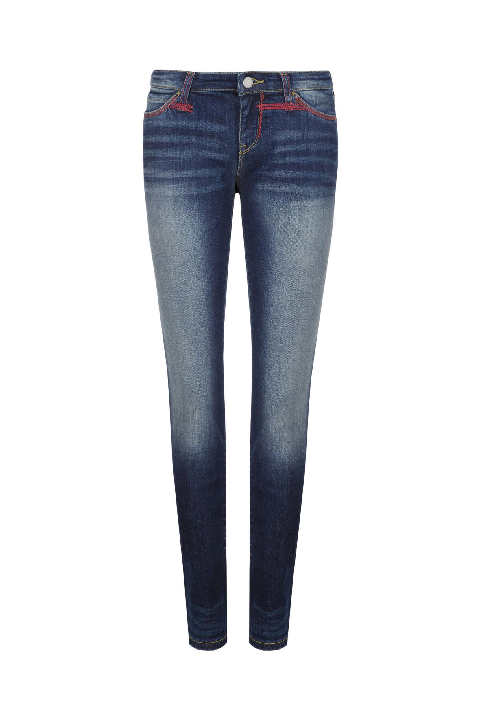 Emporio Armani Emporıo Armani Kadın Pamuk Karşımlı Dar Kesim Lacivert Jeans 3Z2J06 2D0JZ-941