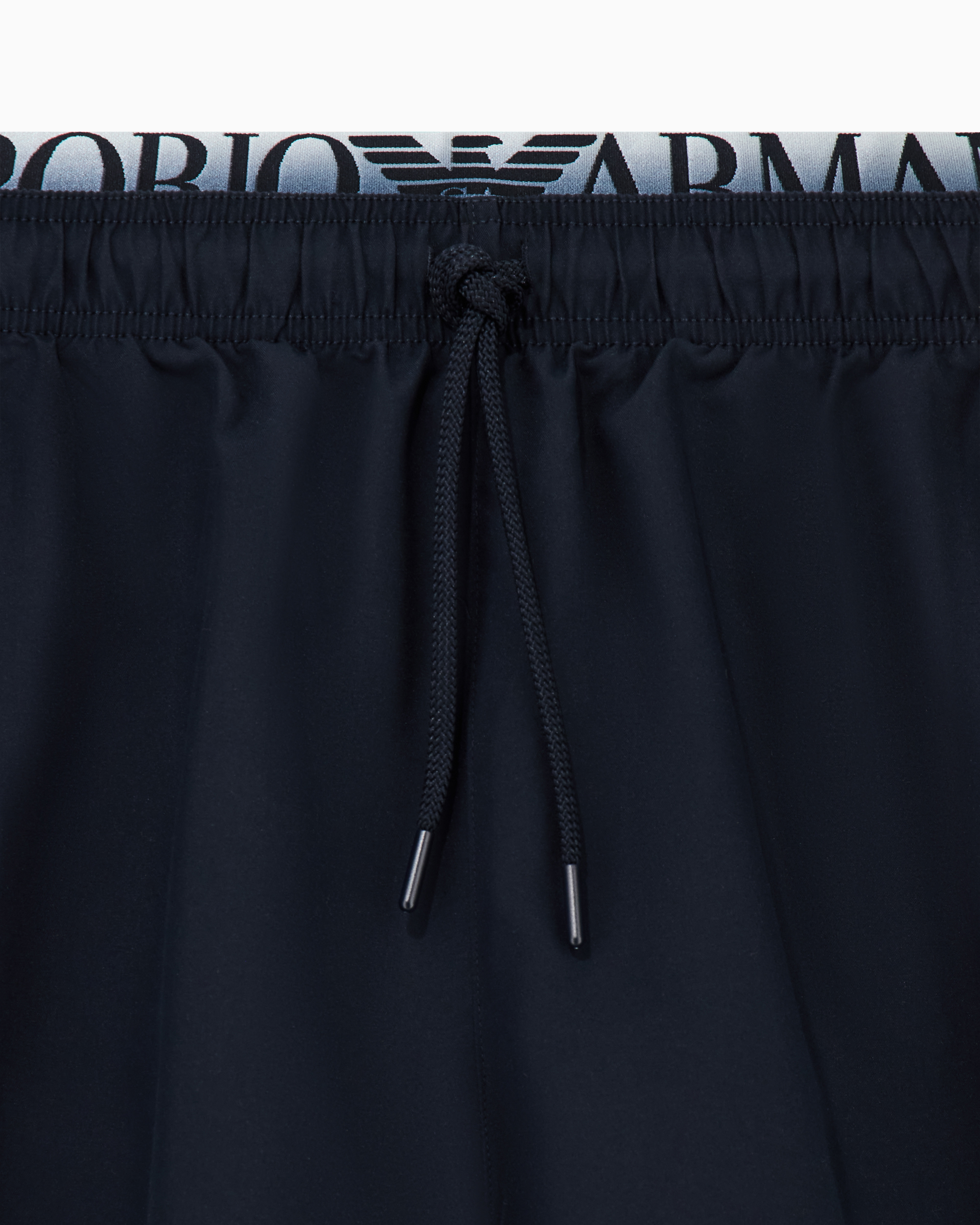 Emporio Armani Emporıo Body Erkek Beli Lastikli İp Bağlamalı Regular Fit Lacivert Deniz Şortu EM000686 AF20432-UB102
