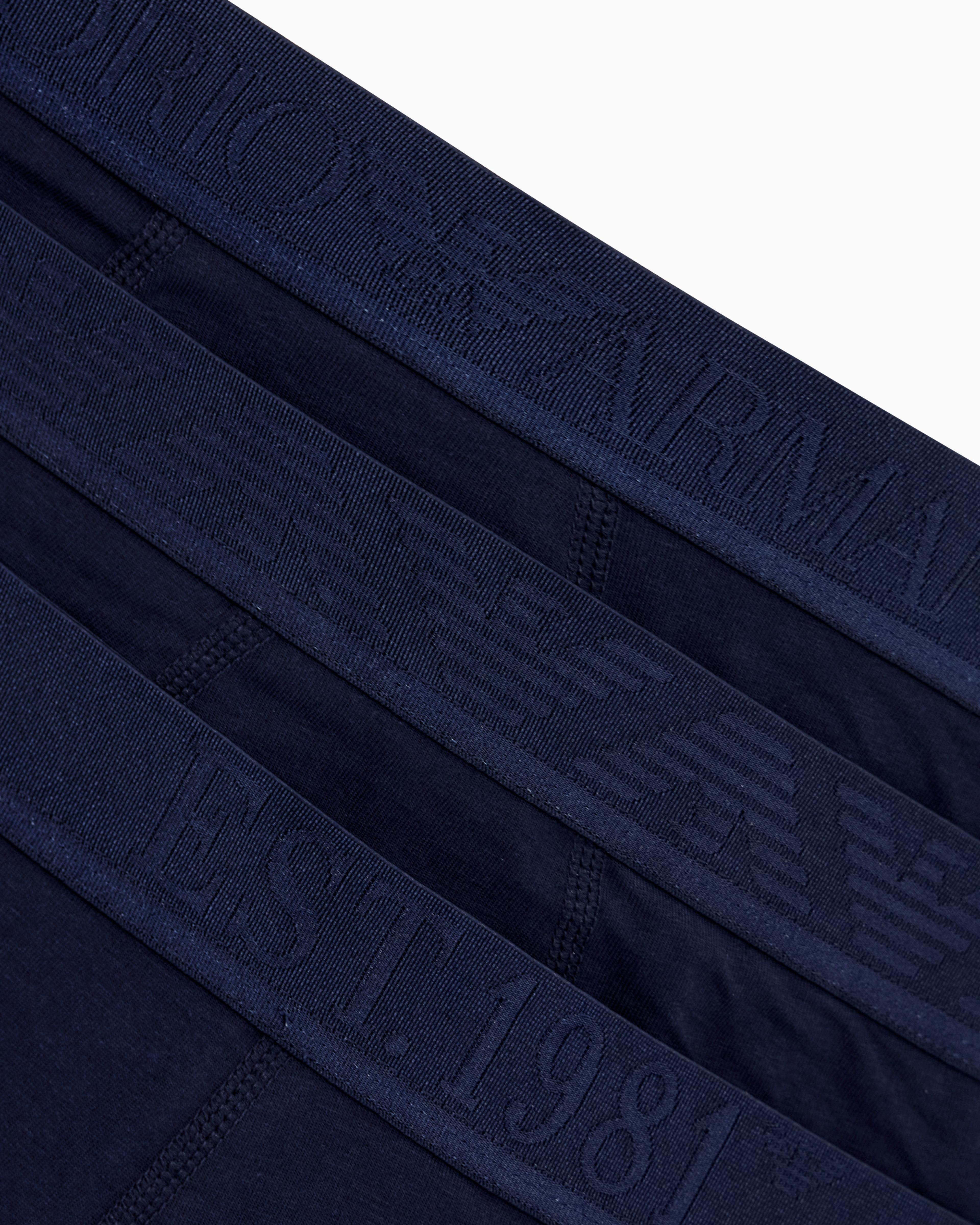 EMPORIO ARMANI Emporıo Body Erkek Beli Lastikli Pamuklu Slim Fit 3'lü Lacivert1 Boxer EM000259 AF10780-MB254