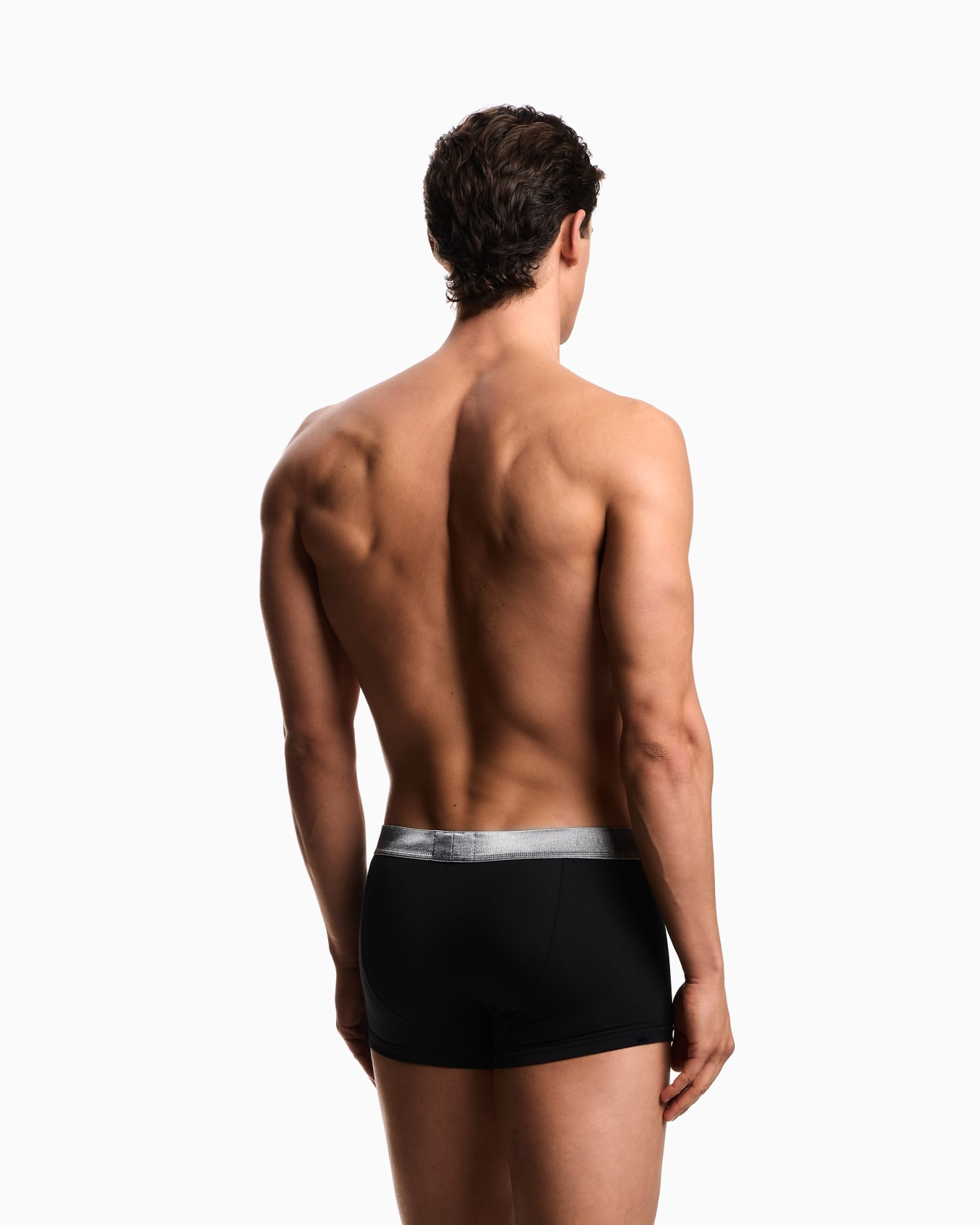 Emporio Armani Emporıo Body Erkek Esnek Pamuklu Logo Detaylı Elastik Bel Bantlı Üçlü Paket Siyah Boxer EM000259 AF18886-MC061