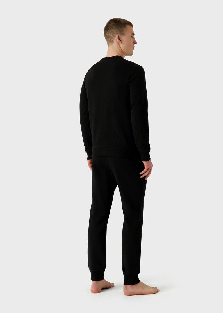 Emporio Armani Emporıo Body Erkek Fermuarlı Dik Yakalı Günlük Siyah Eşofman Takımı 111927 3F571-00020