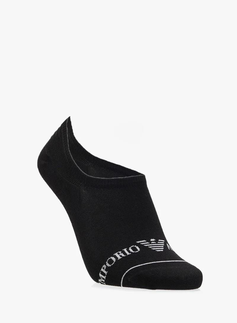 Emporio Armani Emporıo Body Erkek Jakarlı Logolu Streç Pamuklu 3'lü Çok Renkli Çorap EM000548 AF12276-MC251