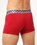 Emporio Armani Emporıo Body Erkek Kartal Logo Detaylı Elastik Bel Bantlı Pamuklu Kırmızı Boxer EM000231 AF18891-U5076