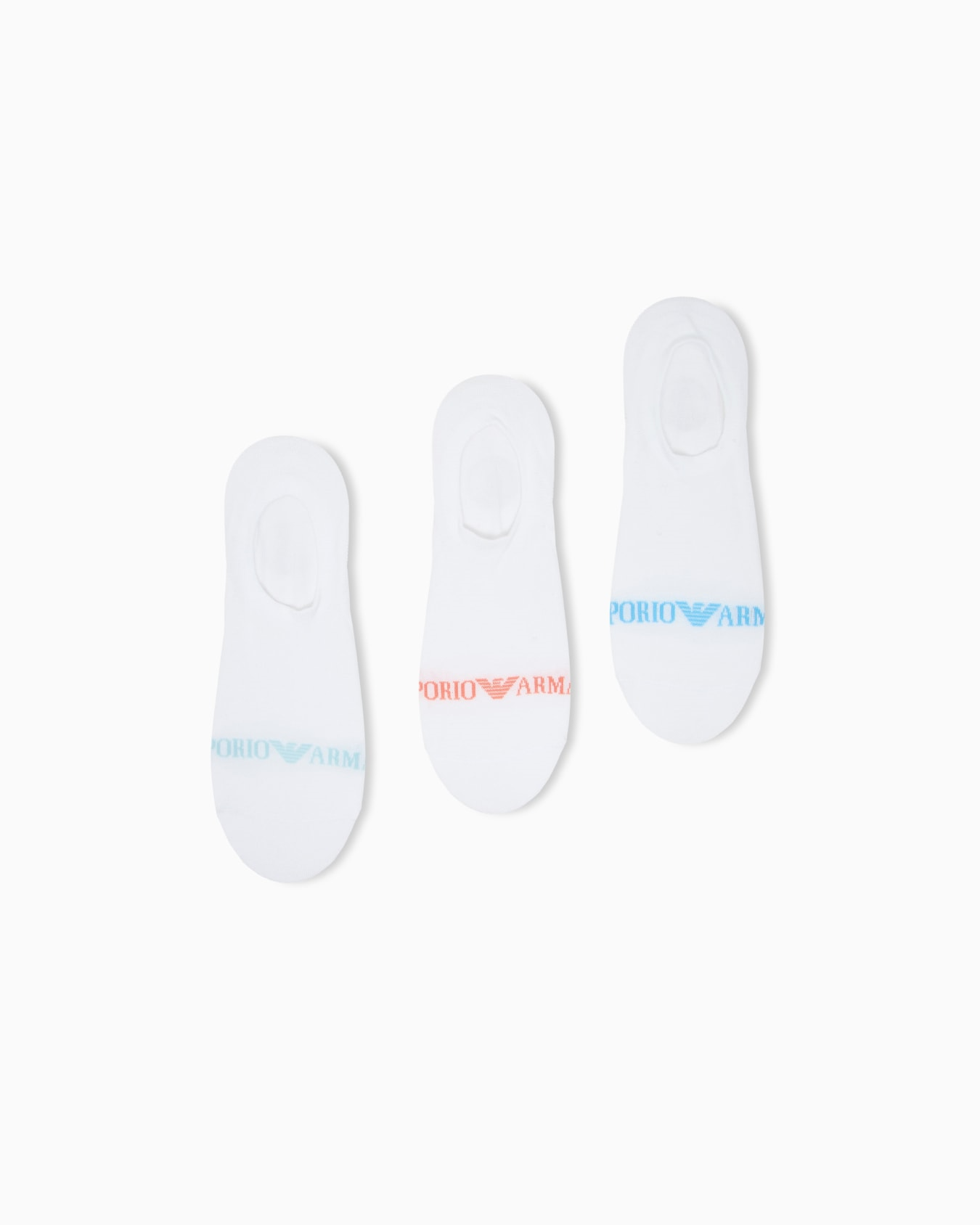 Emporio Armani Emporıo Body Erkek Logo İmzalı Pamuklu Üçlü Paket Beyaz Çorap EM000548 AF20083-M0066