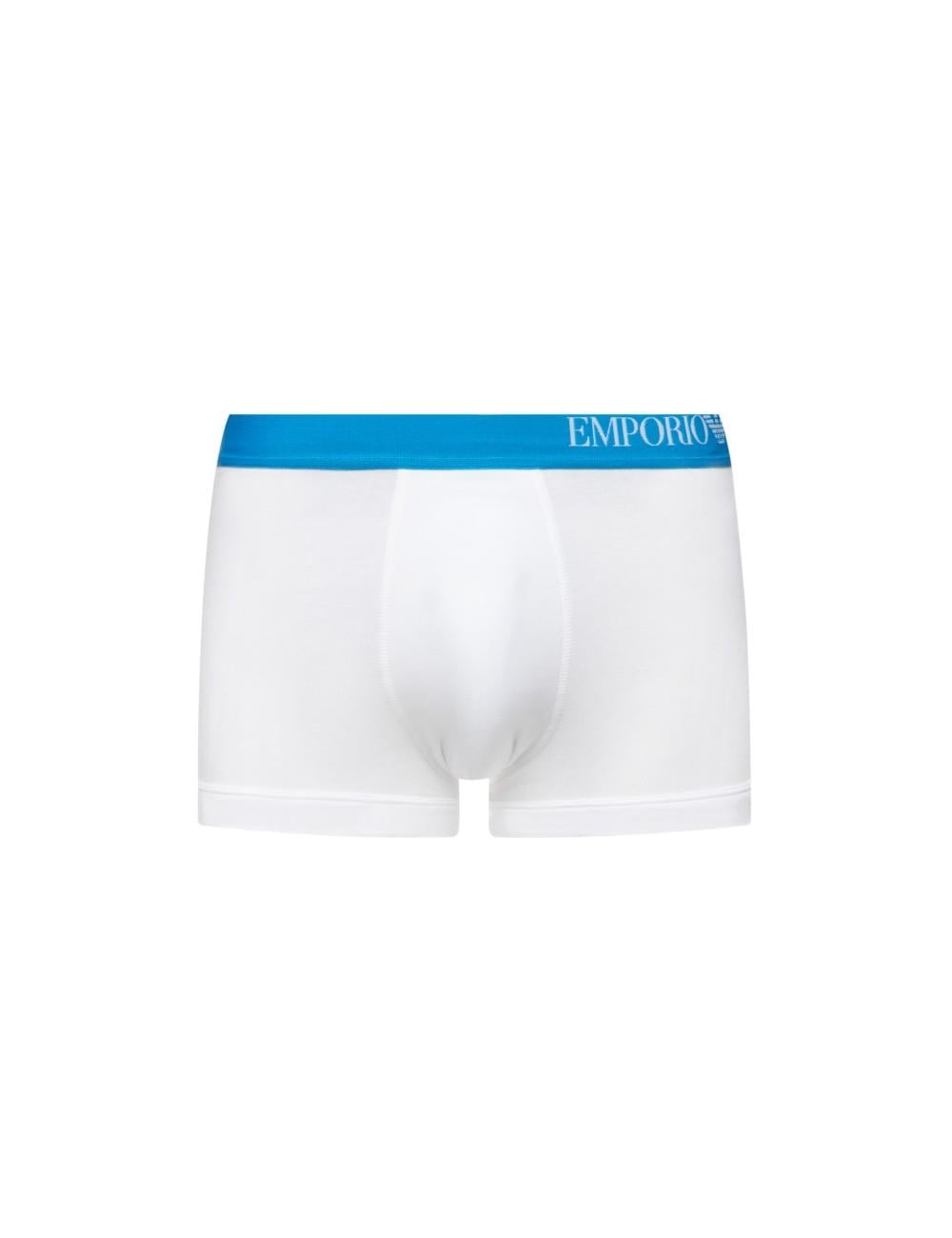 Emporio Armani Emporıo Body Erkek Marka Logolu Beli Lastikli Mavi Boxer 111357 CS713-BEY/SIY/MA