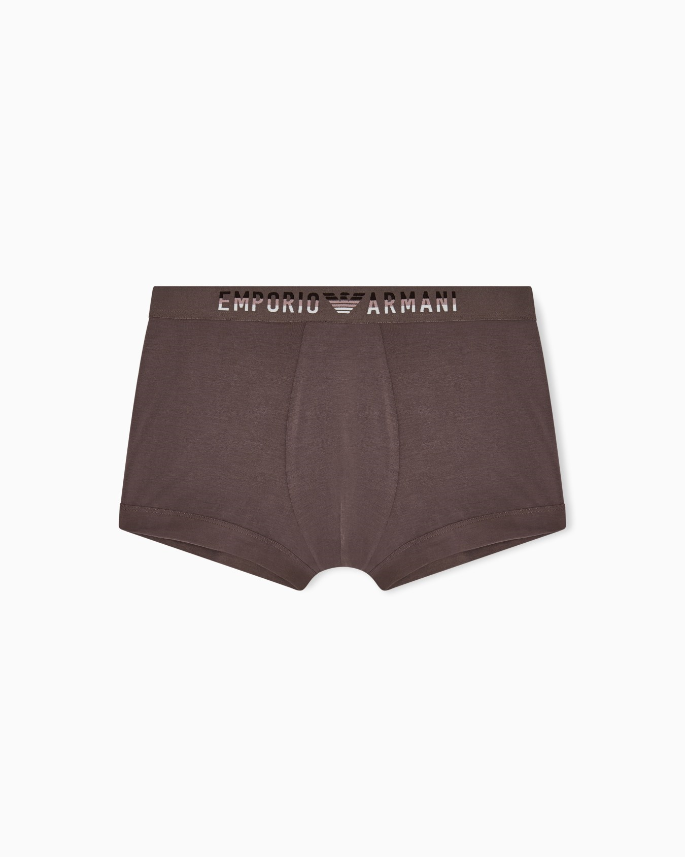 Emporio Armani Emporıo Body Erkek Rahat Modal Kumaş Logo İmzalı Elastik Bel Bantlı Kahverengi Boxer EM000231 AF18894-U8081