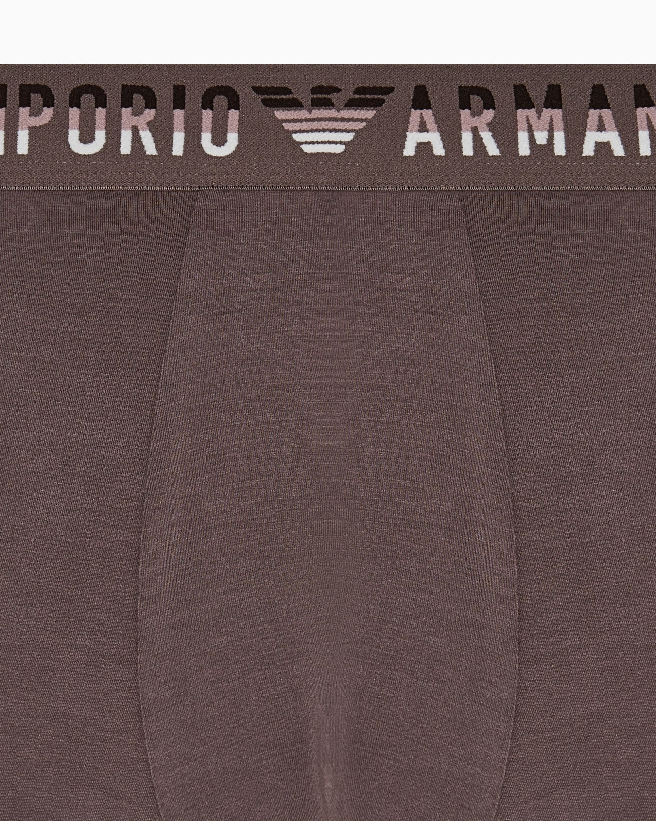 Emporio Armani Emporıo Body Erkek Rahat Modal Kumaş Logo İmzalı Elastik Bel Bantlı Kahverengi Boxer EM000231 AF18894-U8081