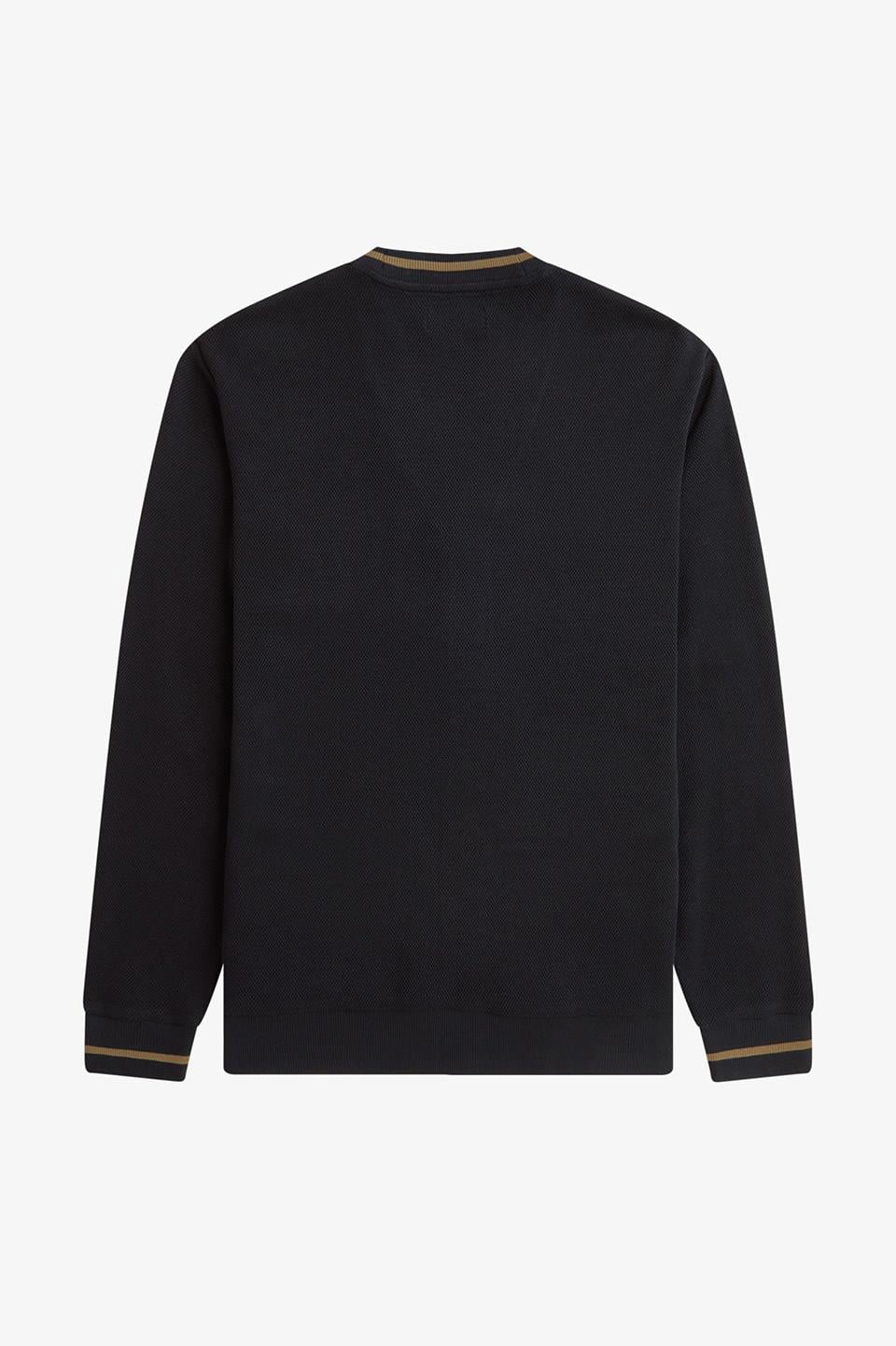 Fred Perry Fred Perry Erkek %100 Pamuklu Normal Kalıp Logo İşlemeli Uzun Kollu Q27 Hırka M2654-Q27