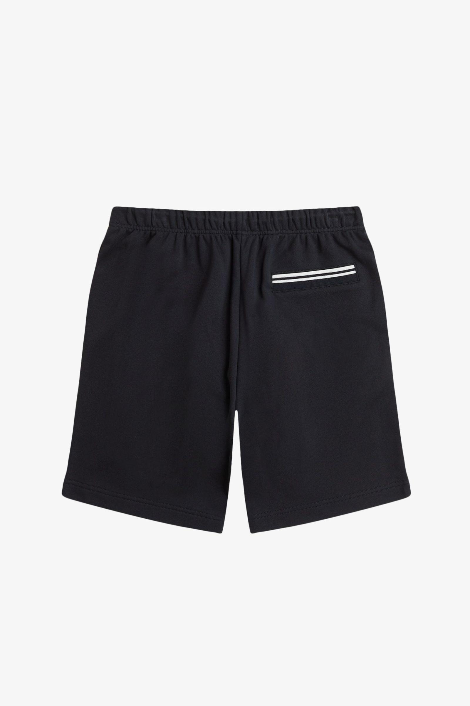 Fred Perry Fred Perry Erkek Beli Bağlamalı Kısa Boy Dokuma Kumaş Cepli Siyah Şort S8505-102