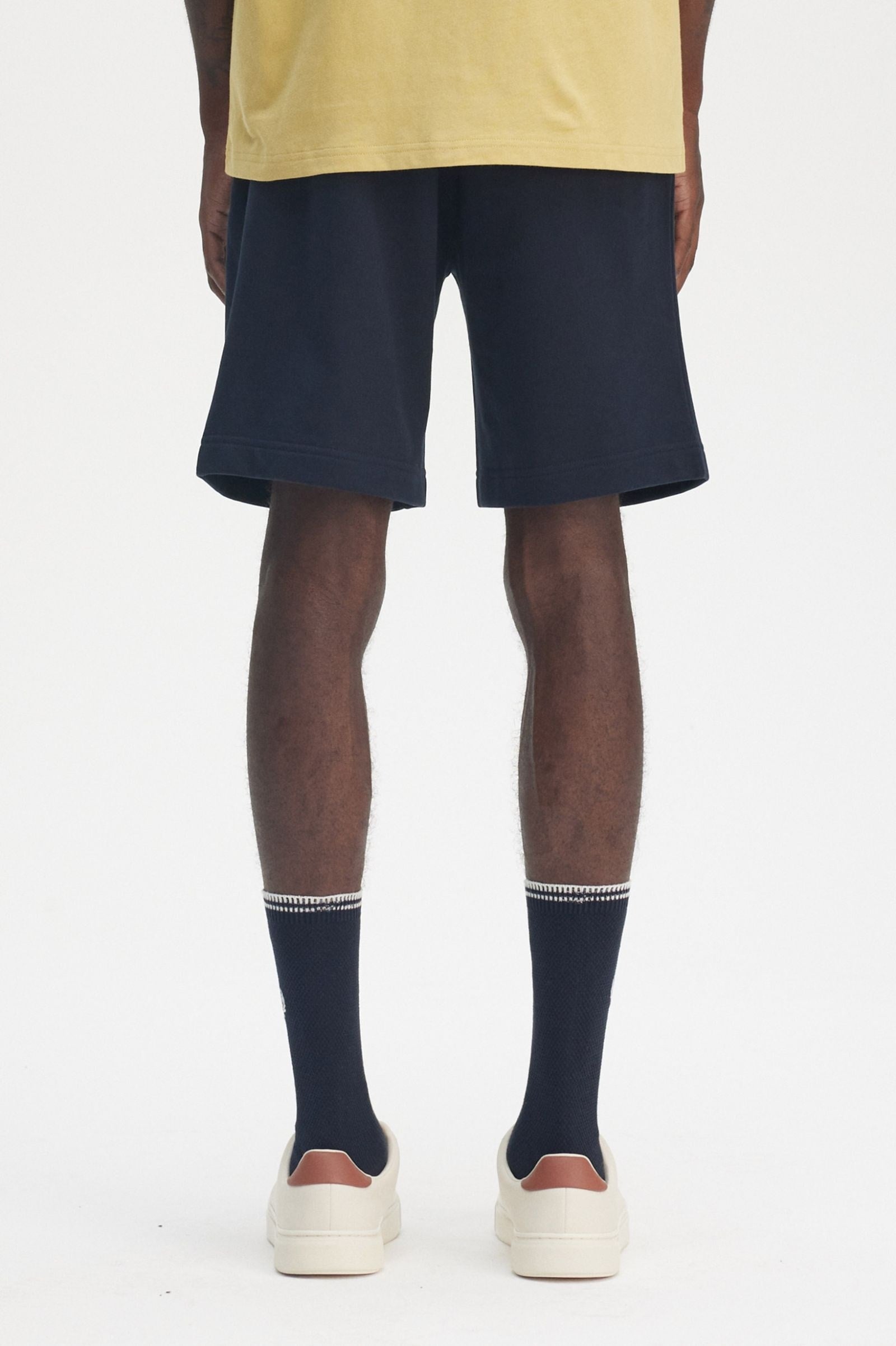 Fred Perry Fred Perry Erkek Beli Bağlamalı Kısa Boy Dokuma Kumaş Cepli Lacivert Şort S8505-608