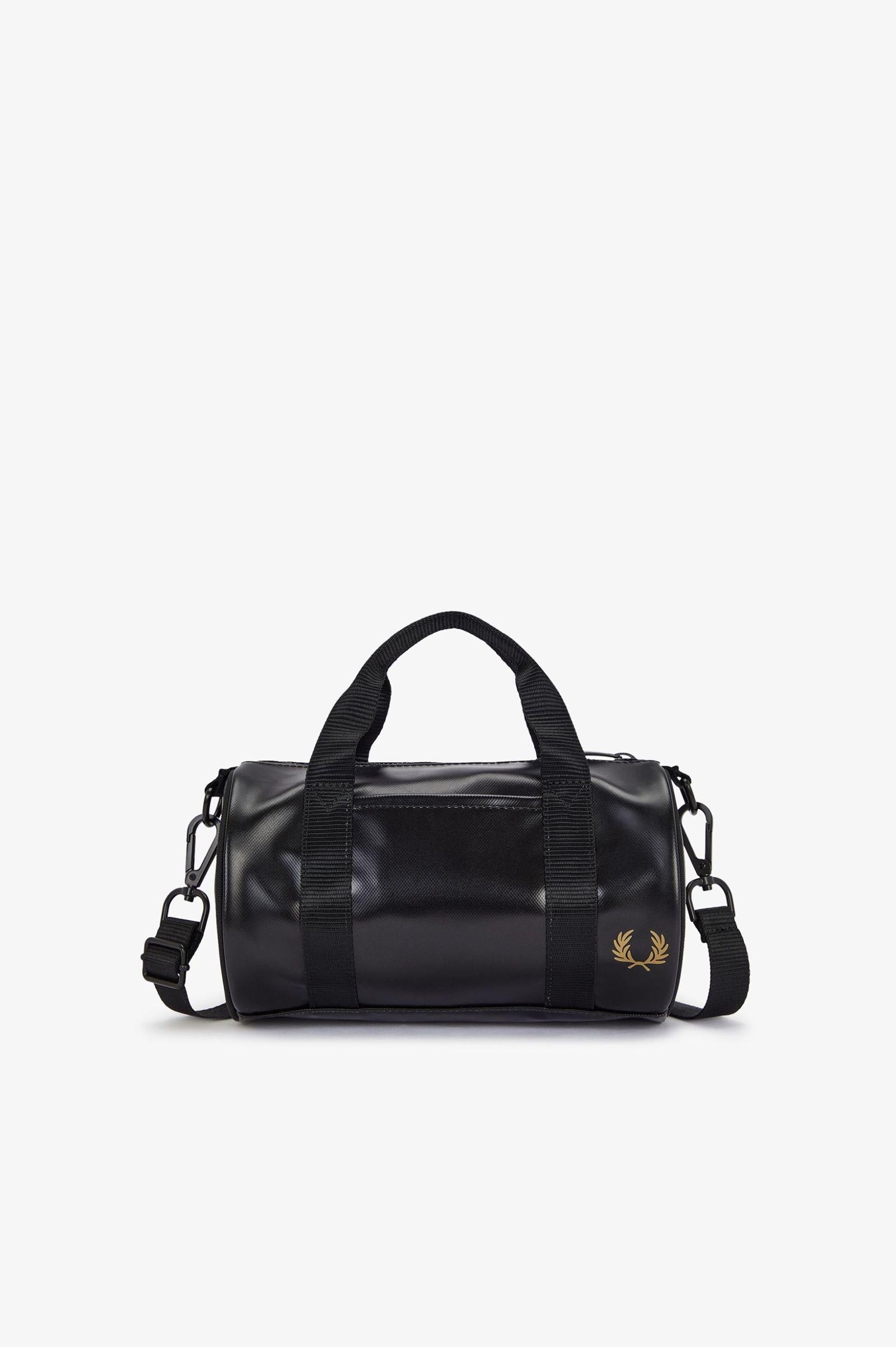 Fred Perry Fred Perry Erkek Çıkarılabilir Omuz Askılı Fermuarlı Logo İşlemeli Mini Siyah Omuz Çantası L1400-774