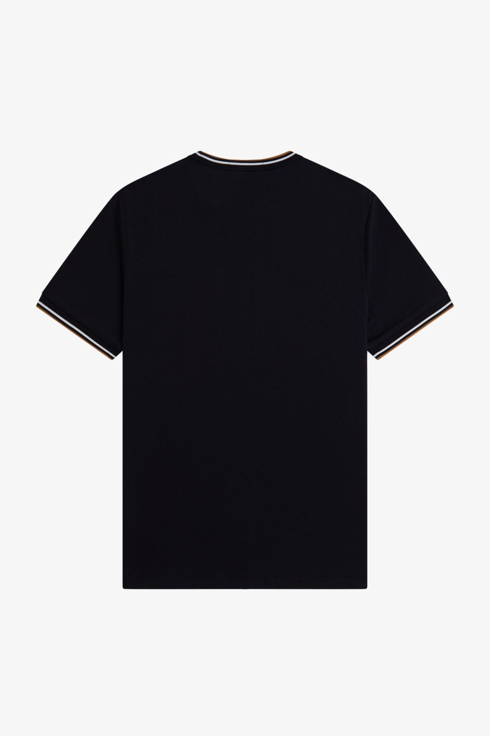 Fred Perry Fred Perry Erkek Normal Kalıp Yuvarlak Yakalı Pamuklu Kısa Kollu Siyah T-Shirt M1588V-P69