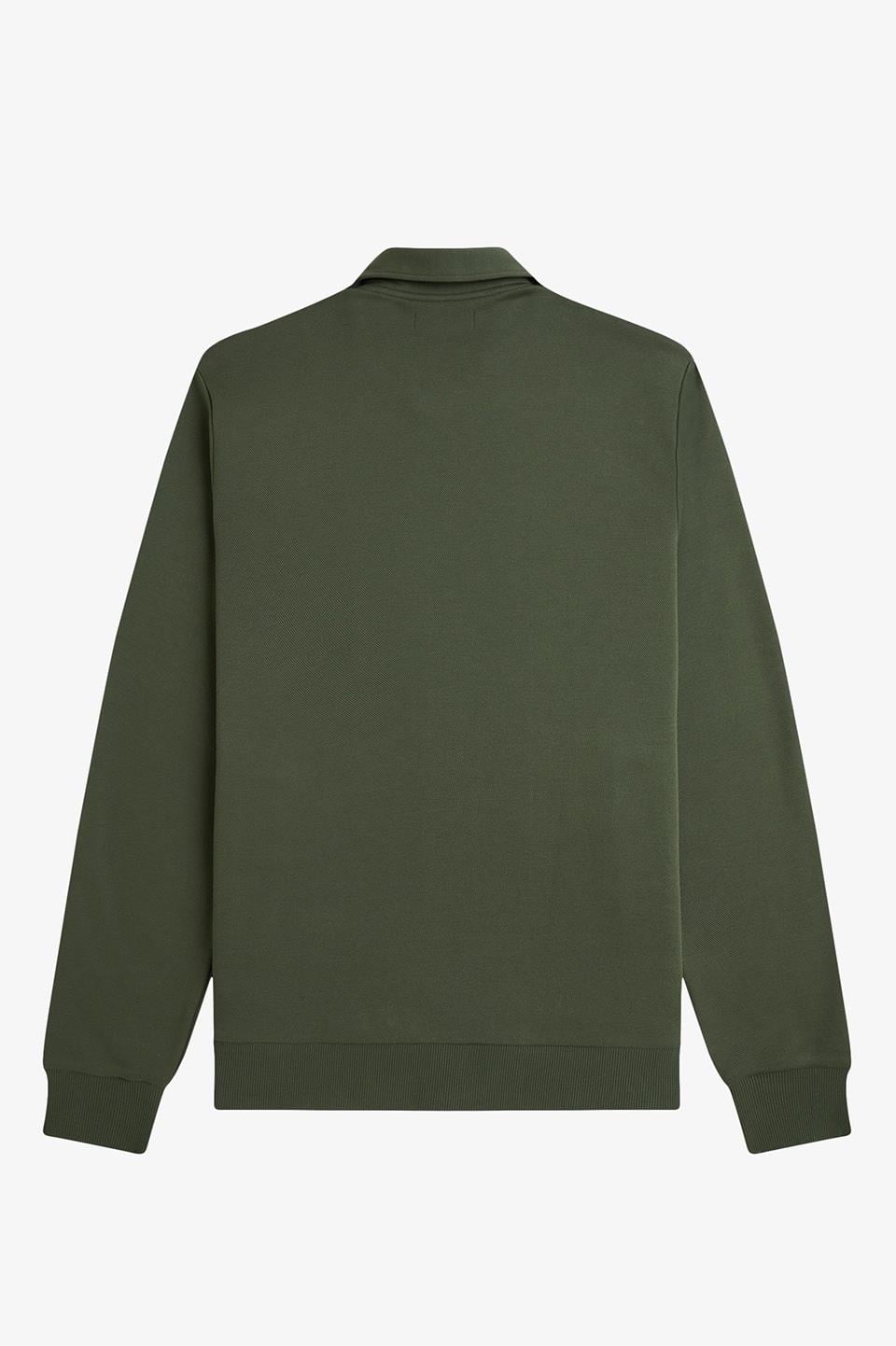 Fred Perry Fred Perry Erkek Normal Kalıp Çift Yönlü Fermuarlı Logo İşlemeli Uzun Kollu W19 Sweatshirt J1328-W19