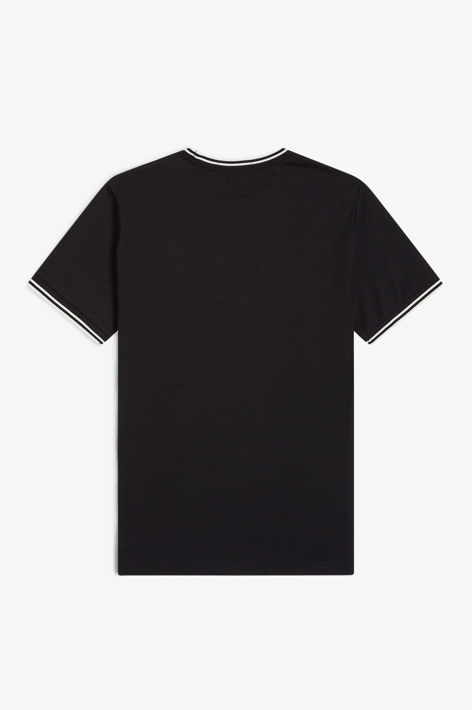 Fred Perry Fred Perry Erkek Normal Kalıp Yuvarlak Yakalı Pamuklu Kısa Kollu Siyah T-Shirt M1588V-102