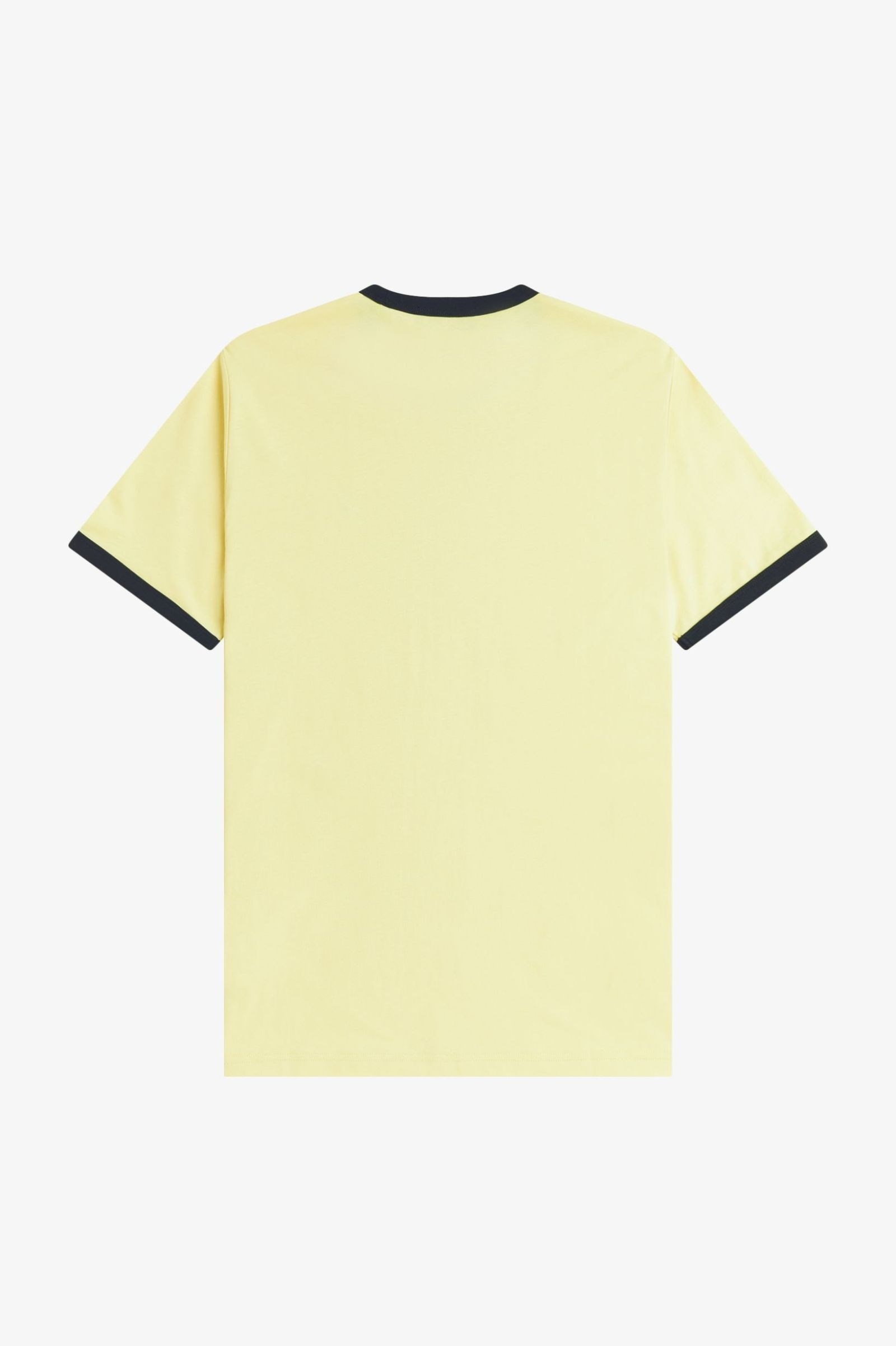Fred Perry Fred Perry Erkek Pamuklu Jarse Kumaş Manşet ve Yuvarlak Yakalı Kısa Kollu Sarı T-Shirt M3519-39A