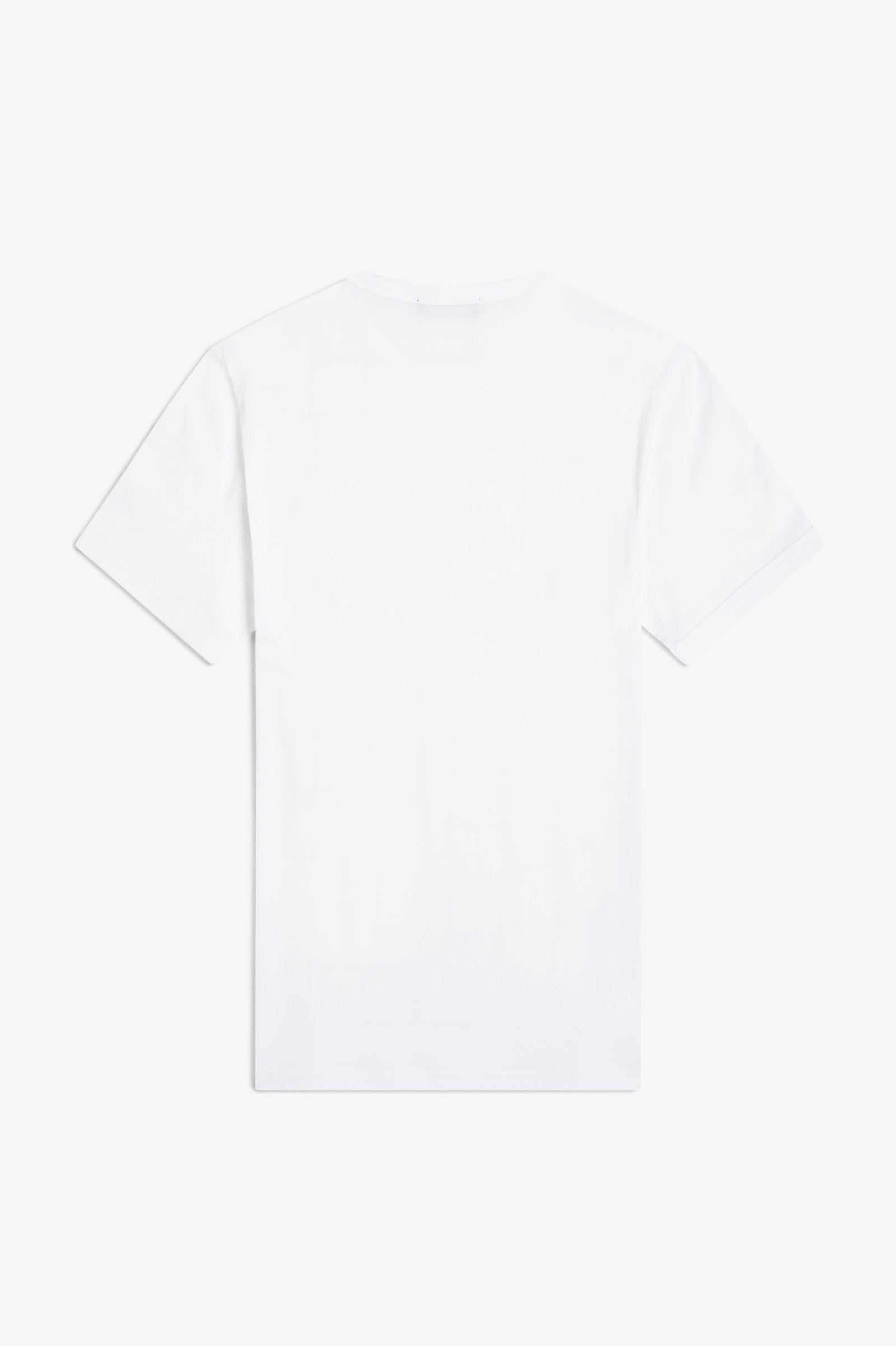 Fred Perry Fred Perry Erkek Pamuklu Jarse Kumaş Manşet ve Yuvarlak Yakalı Kısa Kollu 100 T-Shirt M3519-100