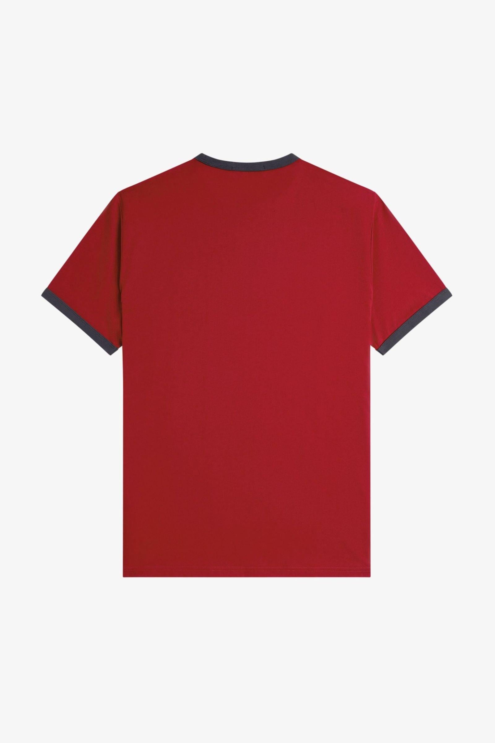 Fred Perry Fred Perry Erkek Pamuklu Jarse Kumaş Manşet ve Yuvarlak Yakalı Kısa Kollu Y35 T-Shirt M3519-Y35