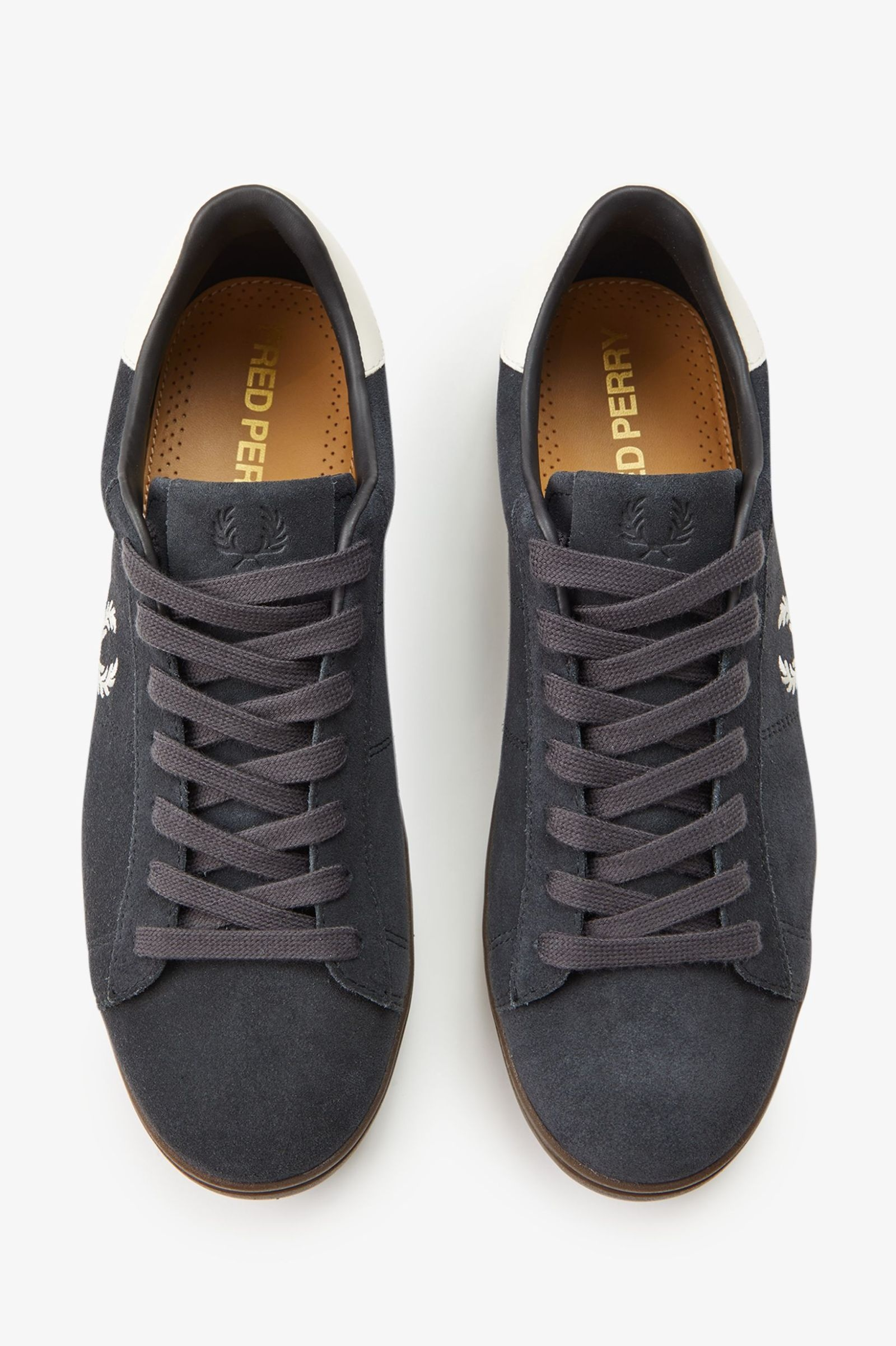 Fred Perry Fred Perry Erkek Rahat Düz Taban Nefes Alabilen Üst Yüzey Deri Gri Sneaker B1317-297