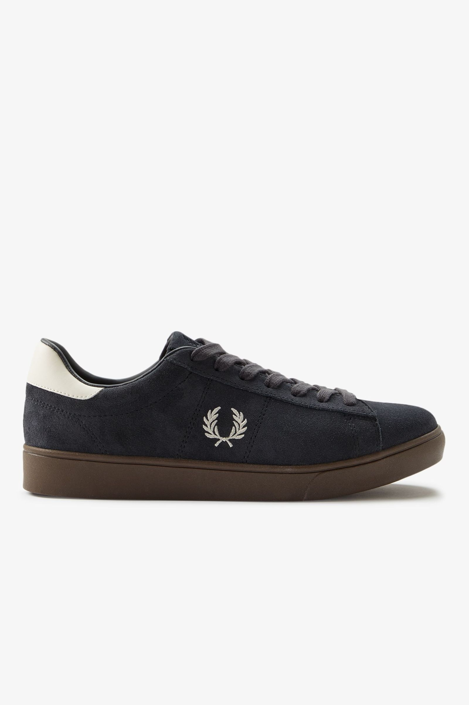 Fred Perry Fred Perry Erkek Rahat Düz Taban Nefes Alabilen Üst Yüzey Deri Gri Sneaker B1317-297