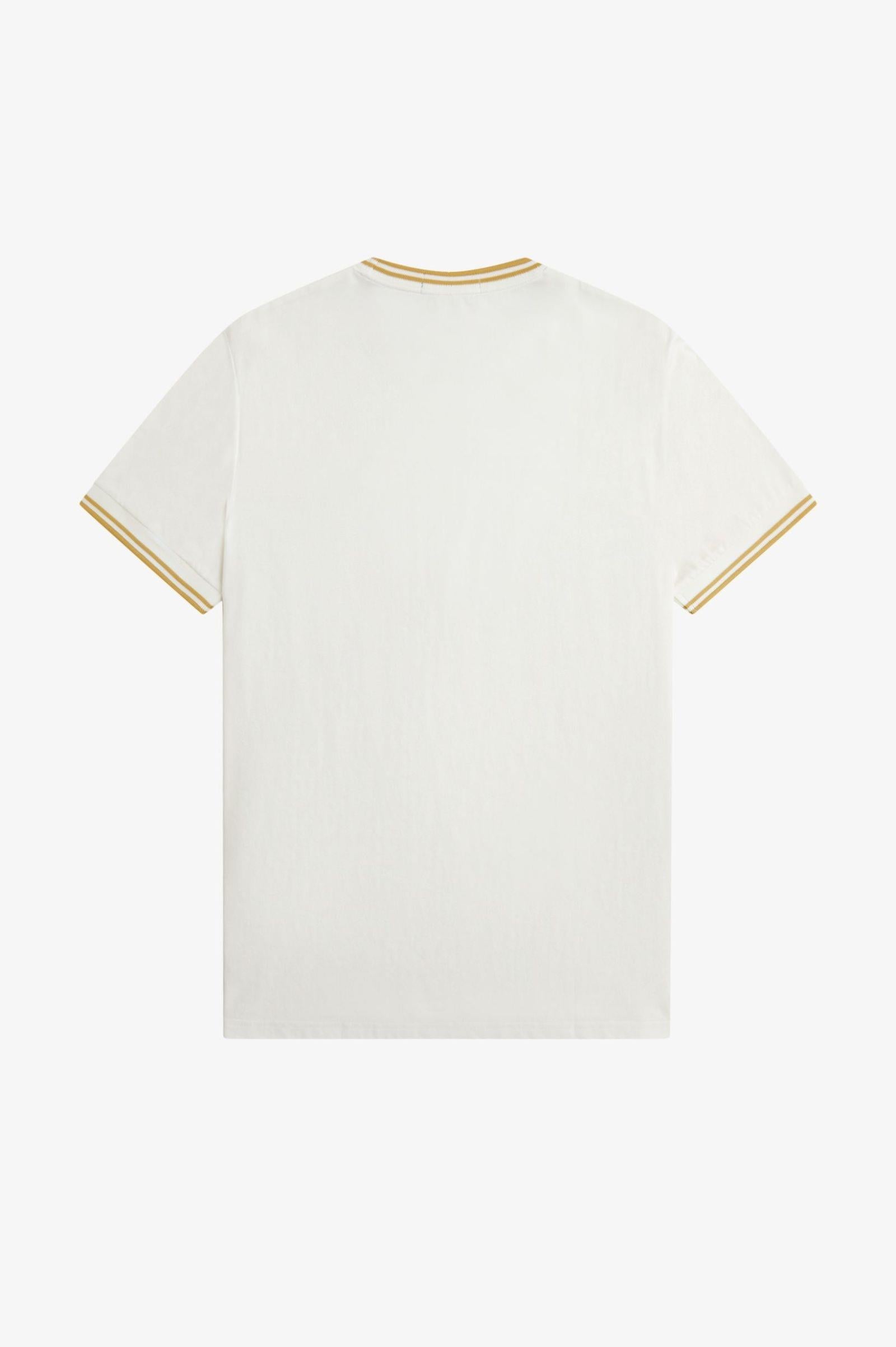 Fred Perry Fred Perry Erkek Regular Fit Kısa Kollu Şerit Detaylı Y53 T-Shirt M1588-Y53