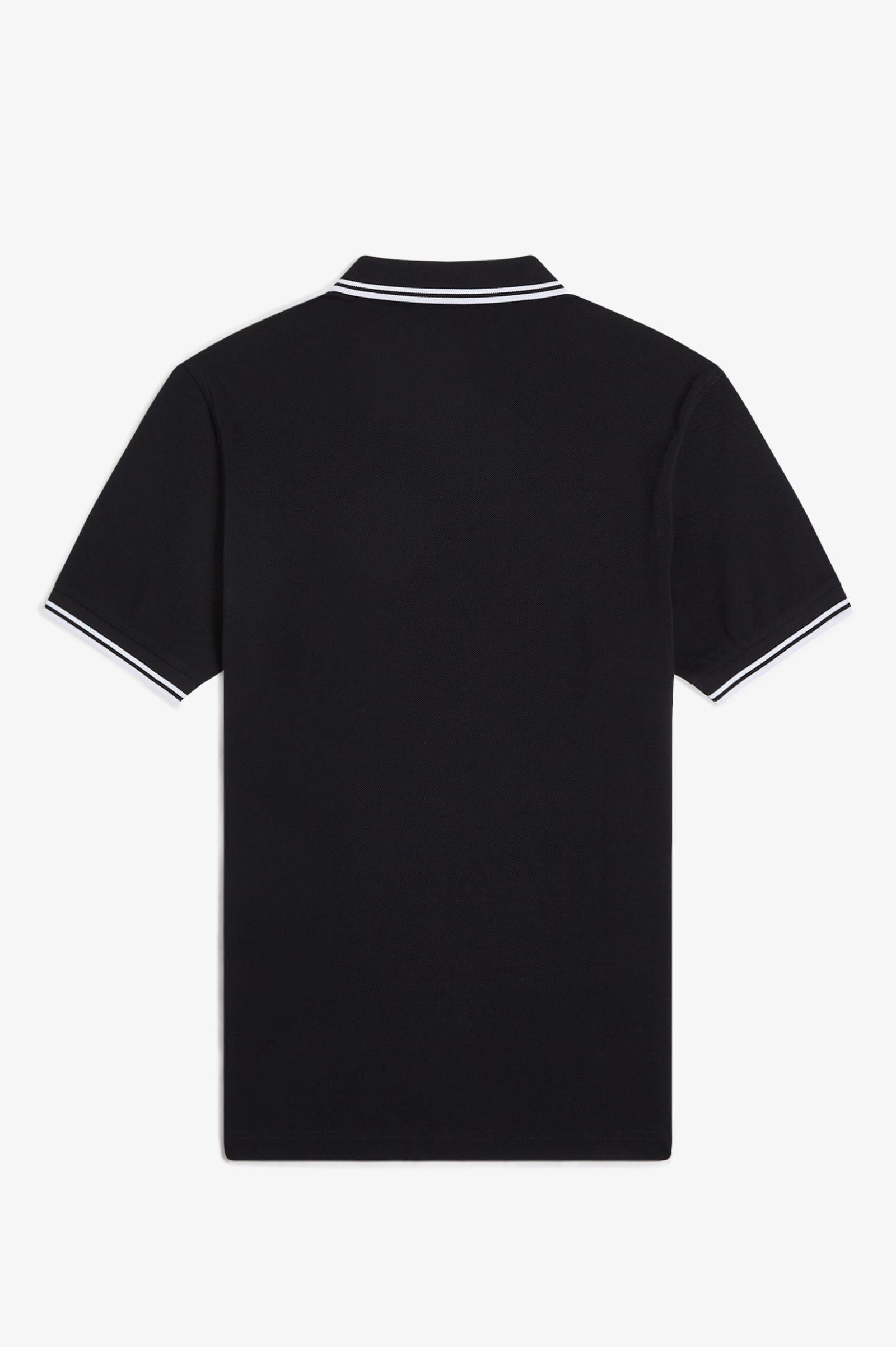 Fred Perry Fred Perry Erkek Regular Fit Yakası ve Kolları Çizgi Detaylı %100 Pamuklu Kısa Kollu 350 Polo Yaka T-Shirt M3600-350