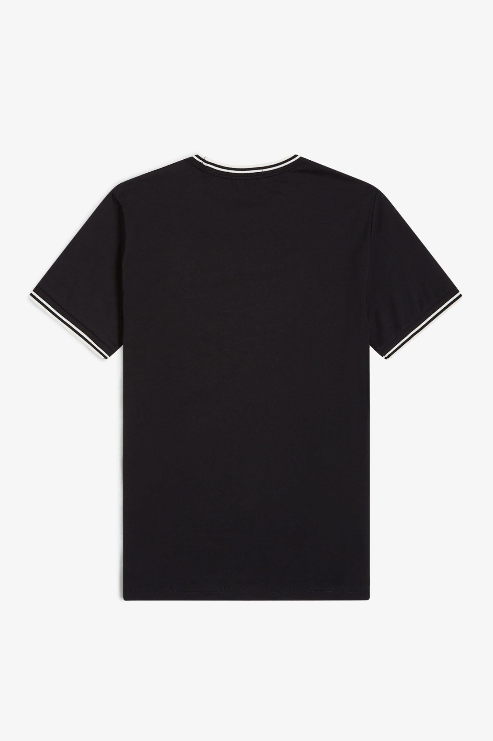 Fred Perry Fred Perry Erkek Regular Fit Kısa Kollu Şerit Detaylı 102 T-Shirt M1588-102
