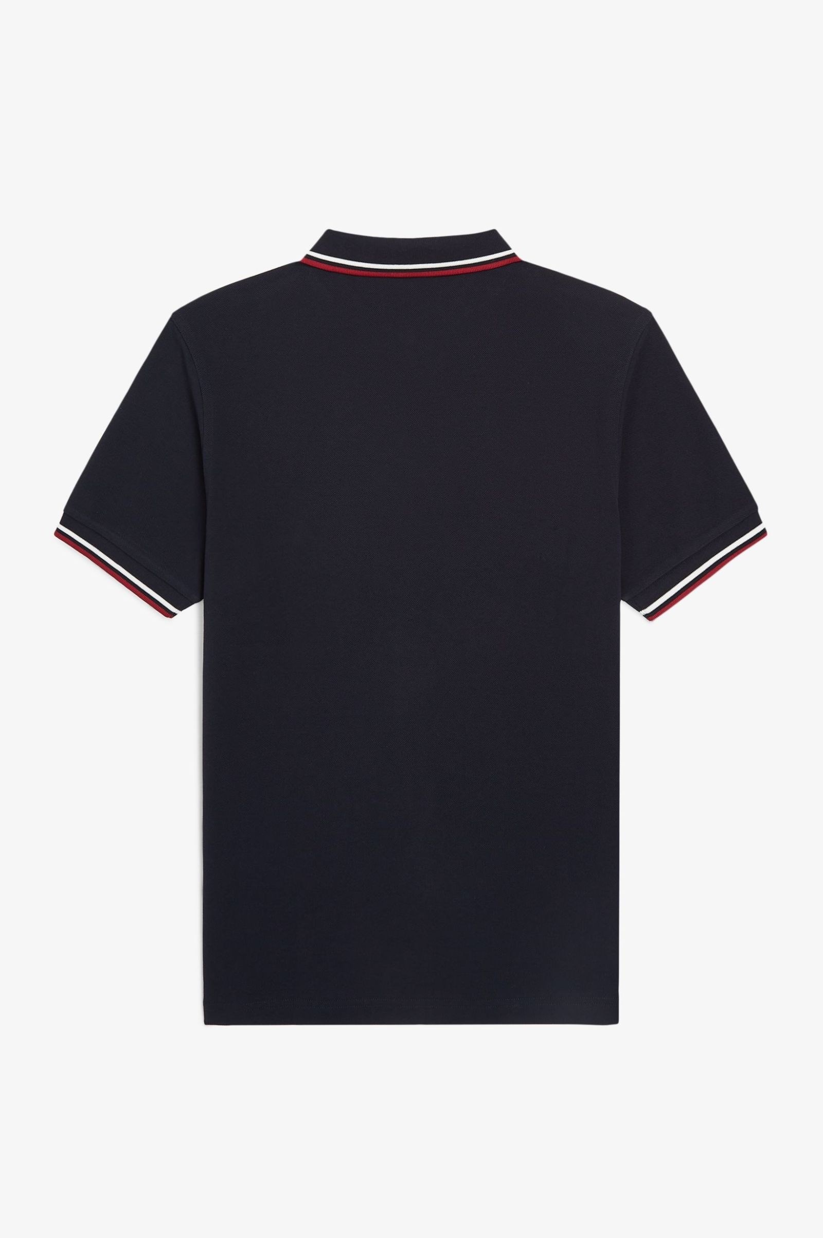 Fred Perry Fred Perry Erkek Regular Fit Yakası Çizgi Desenli Kısa Kollu Lacivert Polo Yaka T-Shirt M3600P-T55