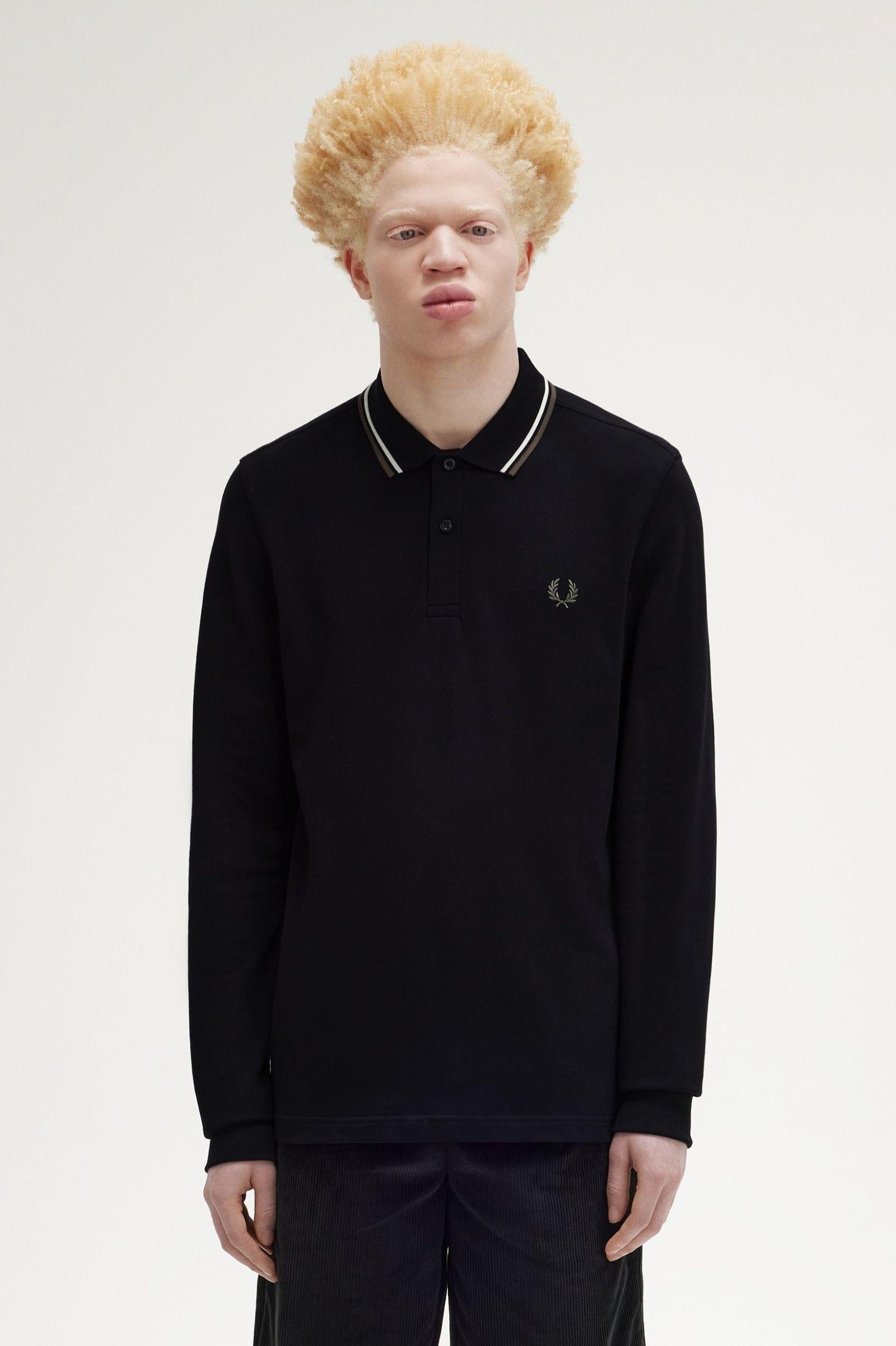 Fred Perry Fred Perry Erkek Regular Fit %100 Pamuklu Yakası Çizgi Detaylı Uzun Kollu W54 Gömlek M3636-W54