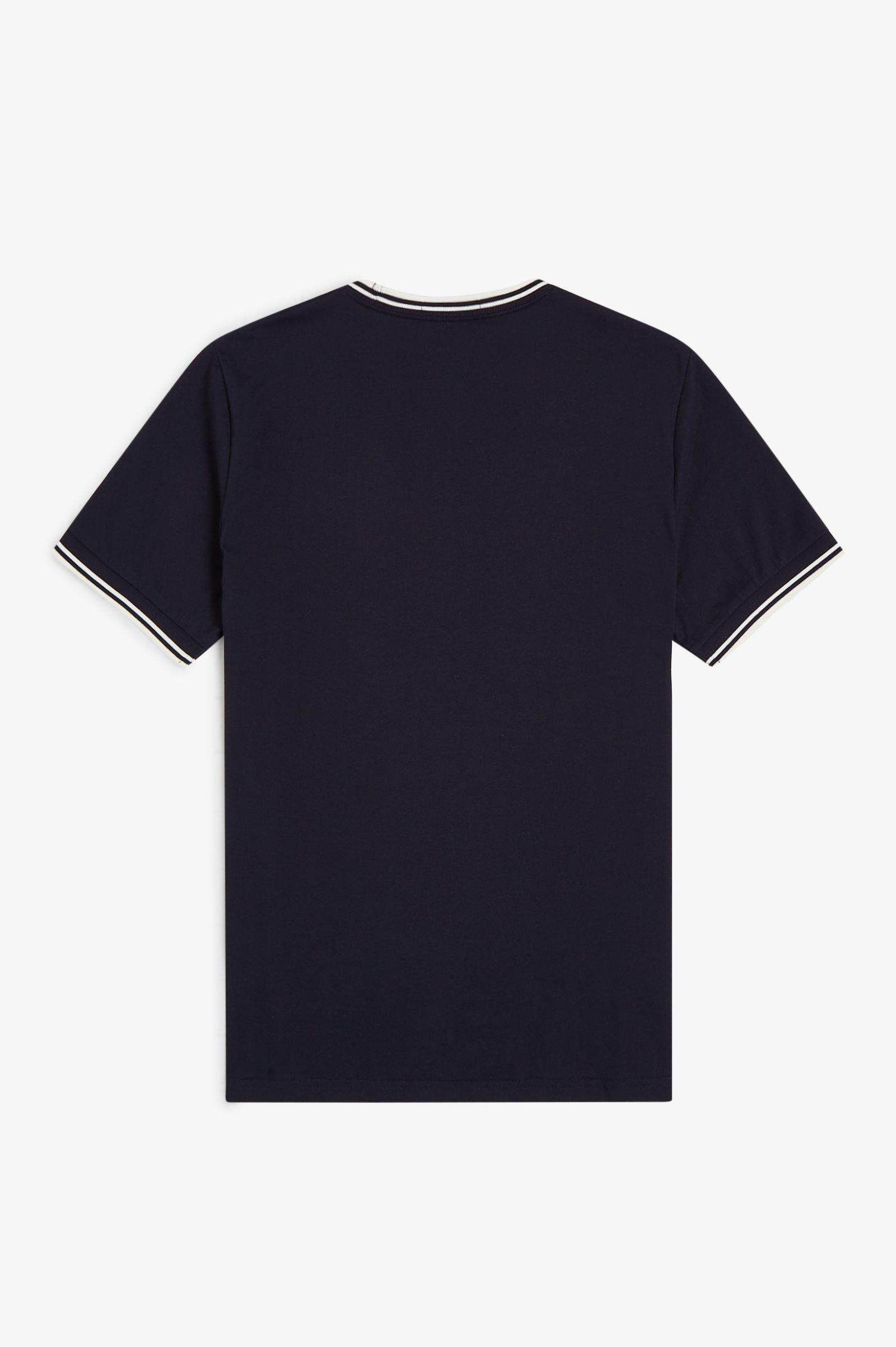 Fred Perry Fred Perry Erkek Regular Fit Kısa Kollu Şerit Detaylı 795 T-Shirt M1588-795