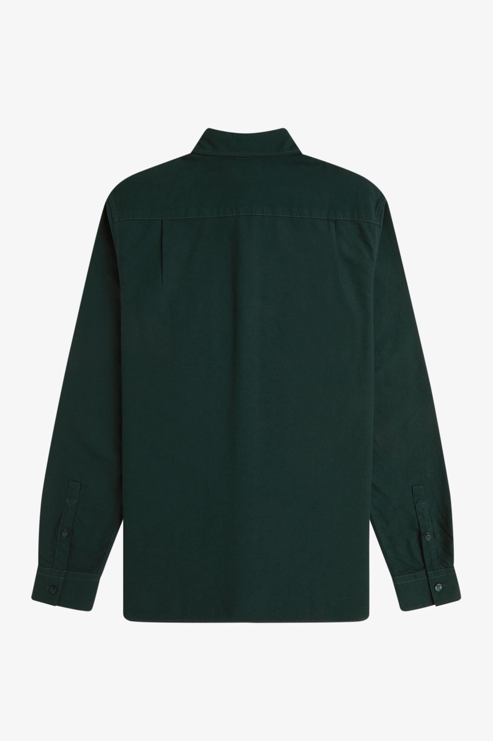 Fred Perry Fred Perry Erkek Regular Fit Cep Detaylı Düz Uzun Kollu Yeşil1 Gömlek M5516-30A