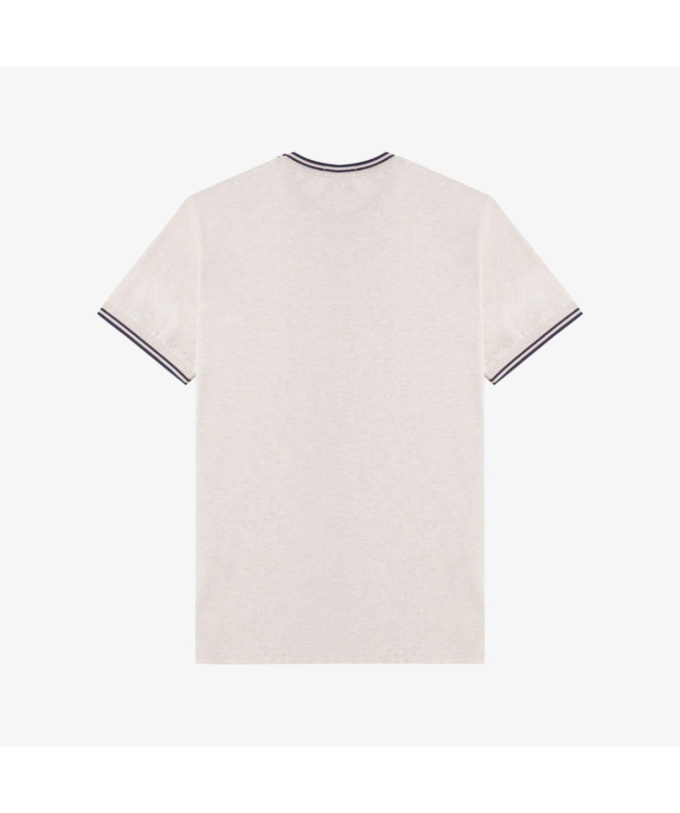 Fred Perry Fred Perry Erkek Regular Fit Kısa Kollu Şerit Detaylı W50 T-Shirt M1588-W50