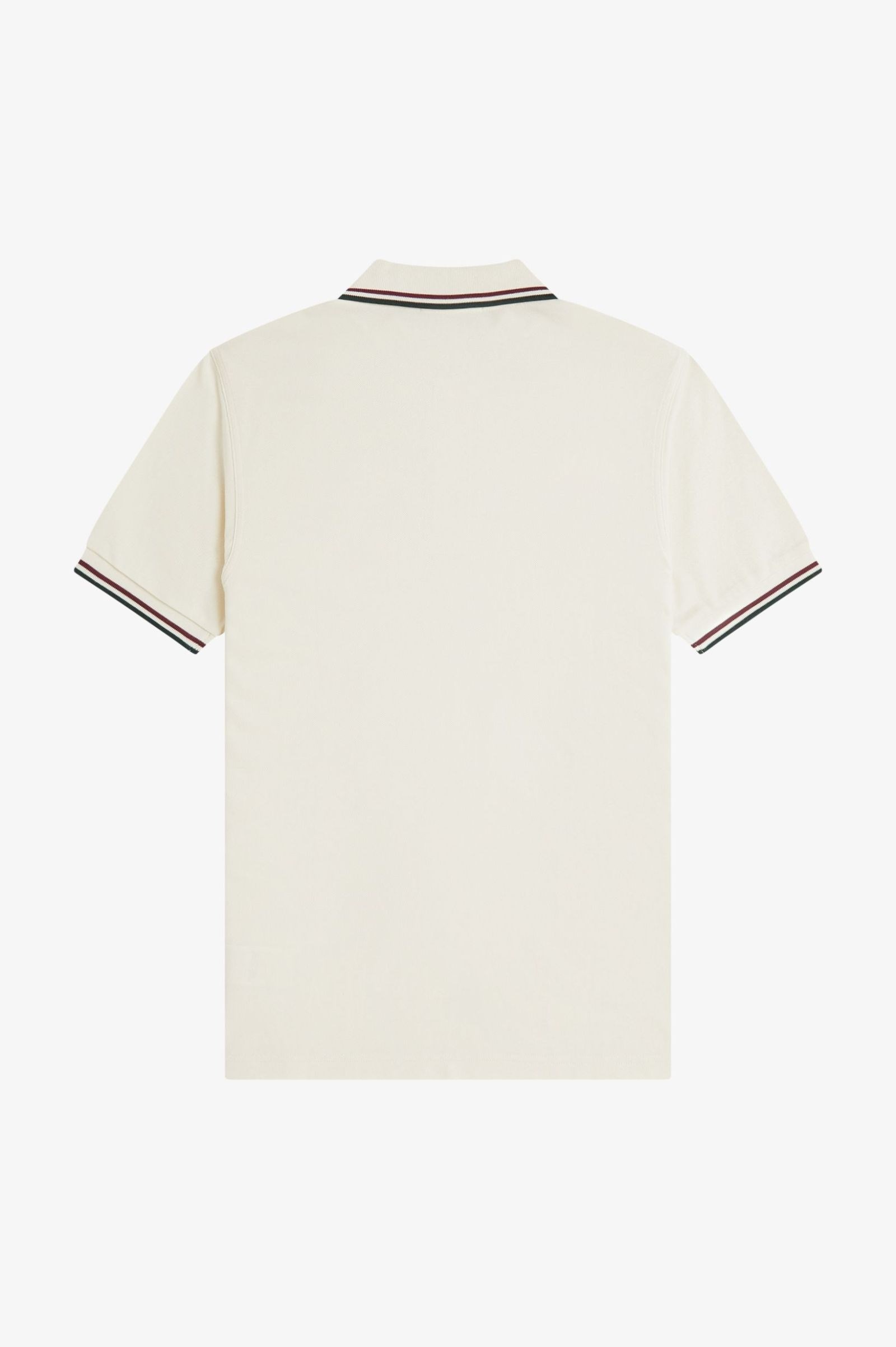Fred Perry Fred Perry Erkek Regular Fit Yakası Çizgi Desenli Kısa Kollu Ekru Polo Yaka T-Shirt M3600P-84A