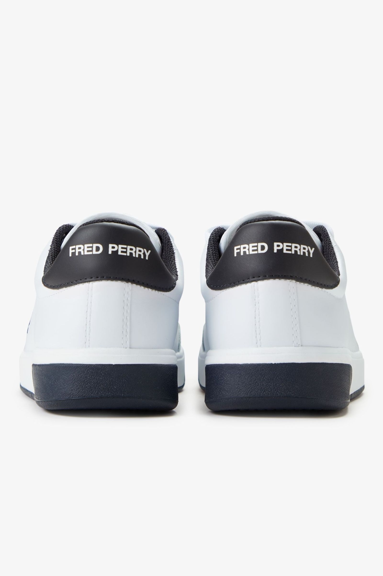 Fred Perry Fred Perry Erkek Yumuşak Dokulu Deri Logo İşlemeli Düşük Bilekli Beyaz Sneaker B2314-100