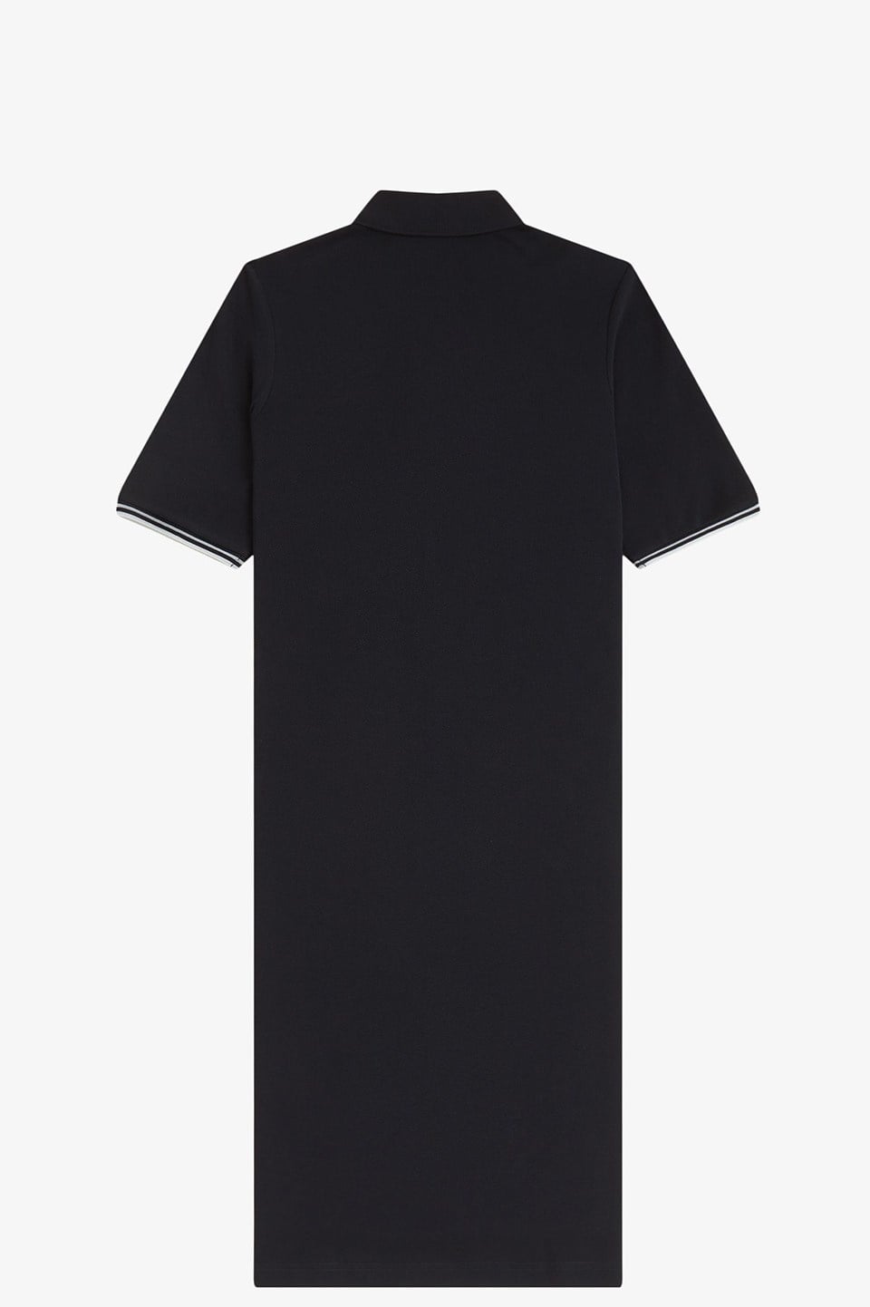 Fred Perry Fred Perry Kadın Logo İşlemeli Kısa Kollu Midi Boy Siyah Elbise D2179-102